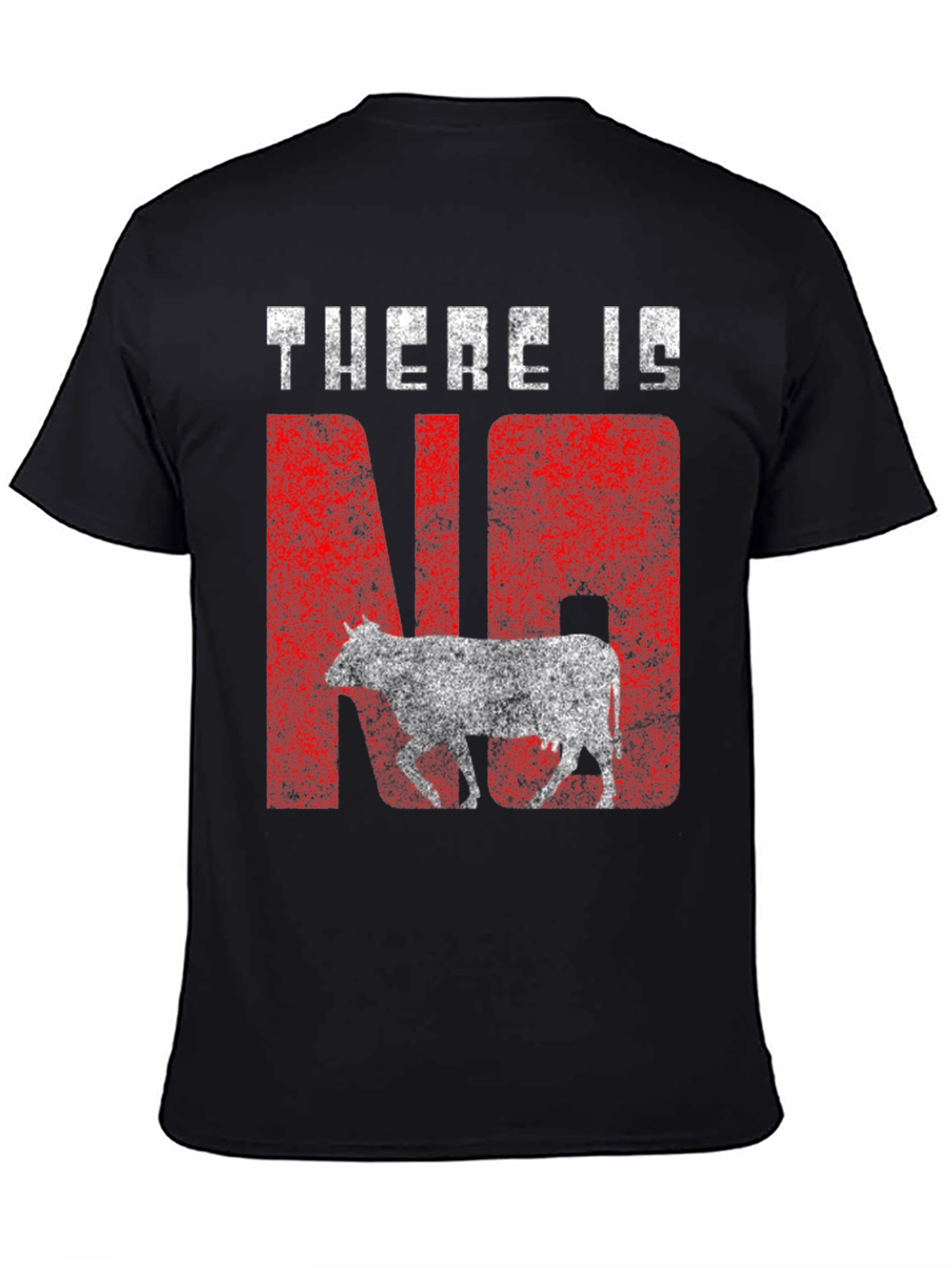 No Cow T-Shirt Vegan Vegetarian Animal Rights Tee