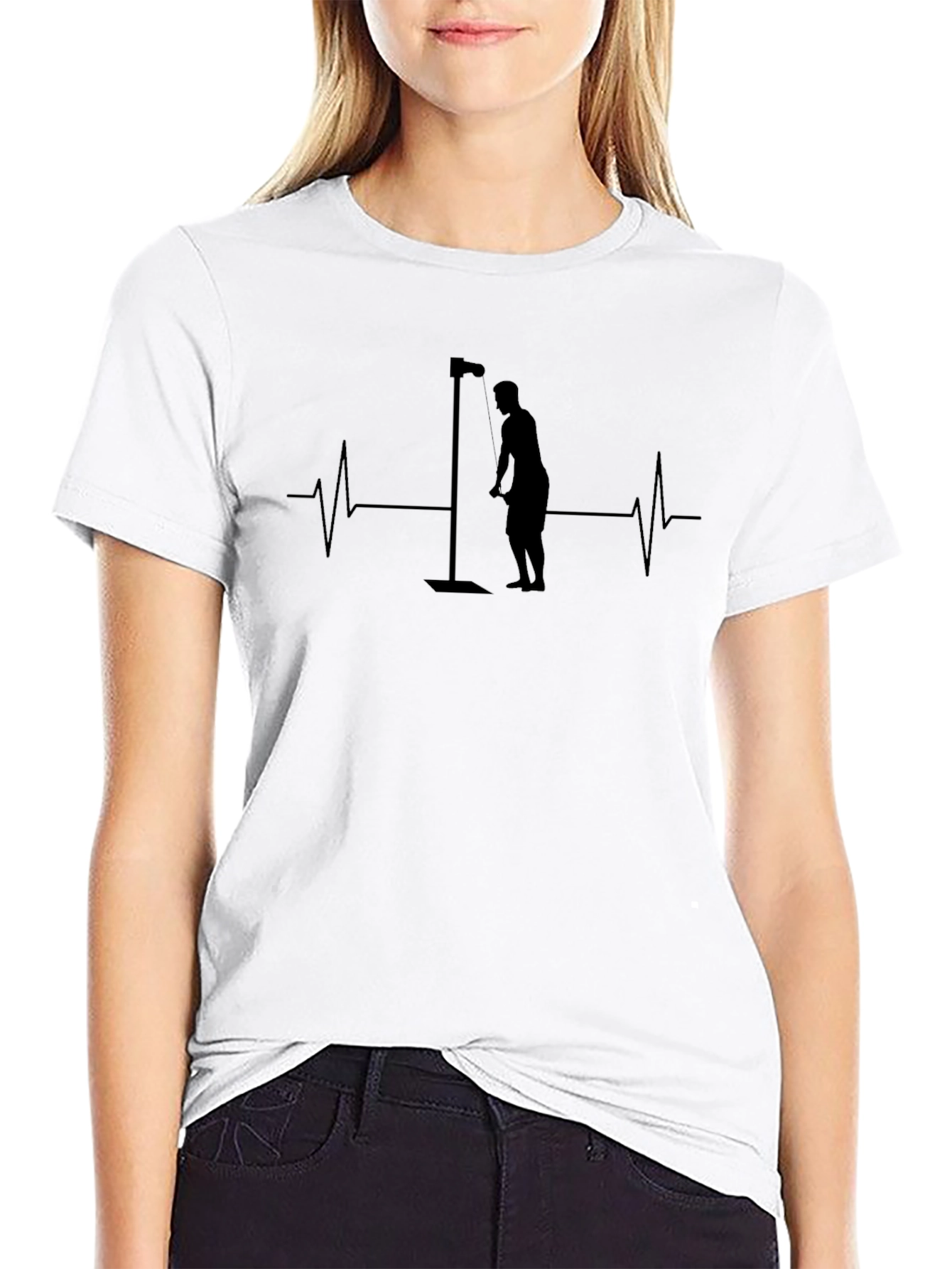 Weight Training Heartbeat T-Shirt