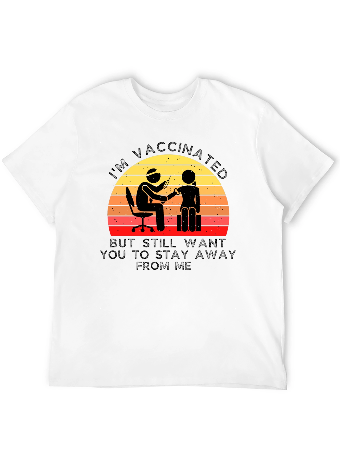 Vaccinated Graphic Tee - Stay Away!