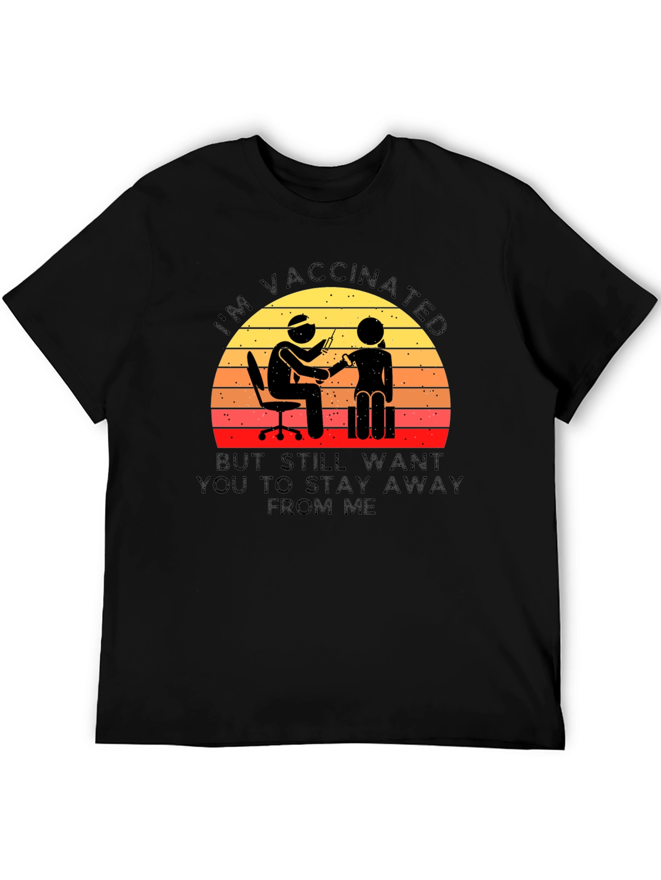 Vaccinated Graphic Tee - Stay Away!