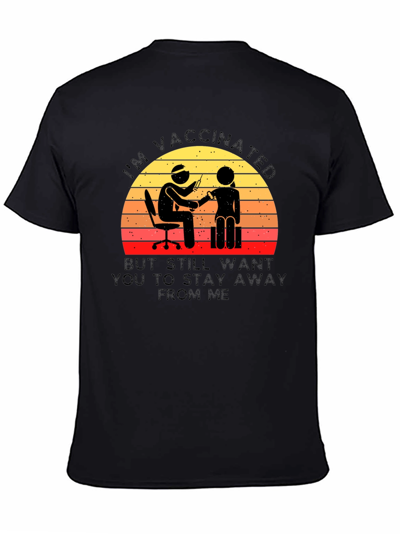 Vaccinated Graphic Tee - Stay Away!