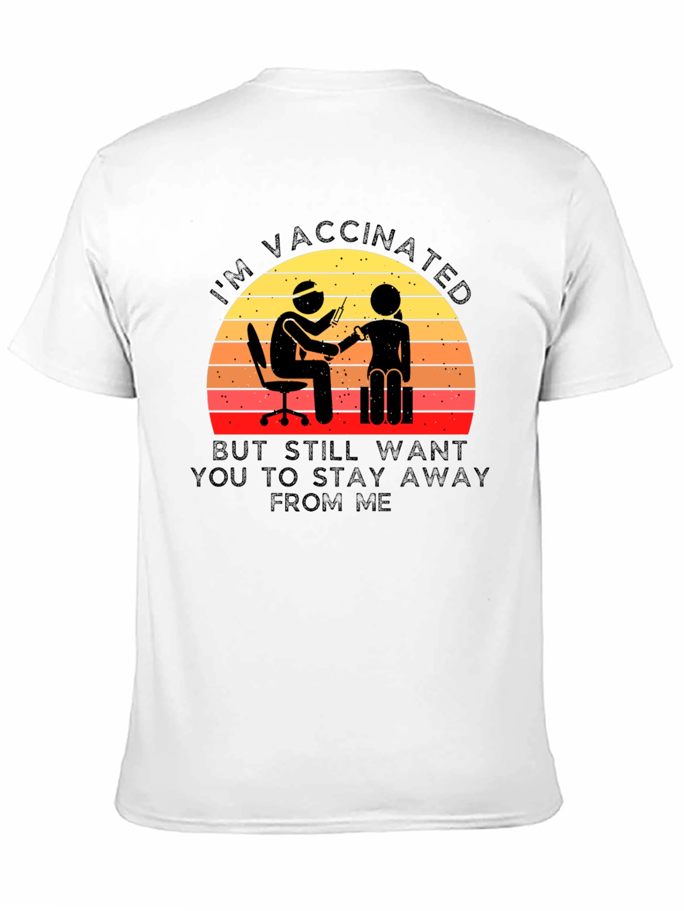 Vaccinated Graphic Tee - Stay Away!