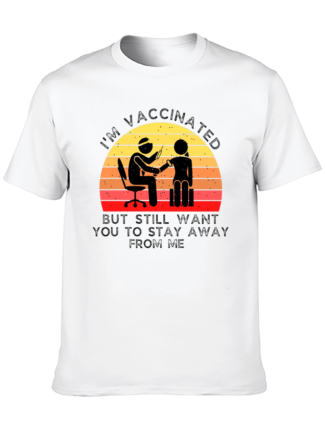 Vaccinated Graphic Tee - Stay Away!