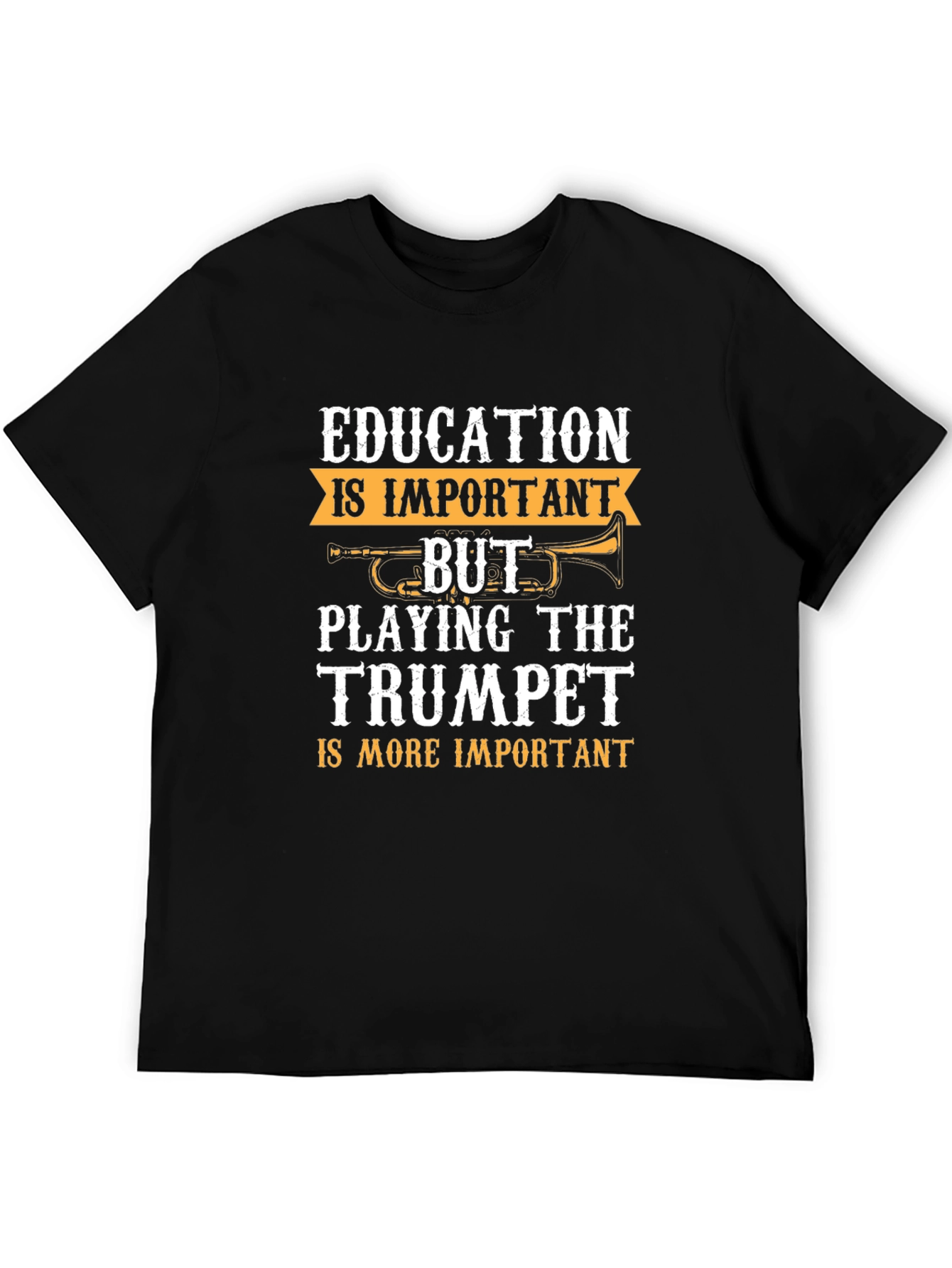 Education vs Trumpet Graphic Tee