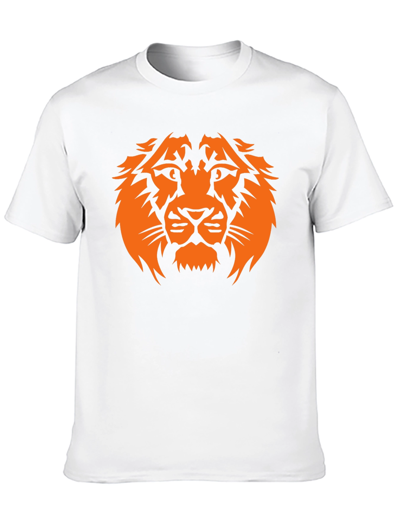 Lion Head Graphic Black T-Shirt