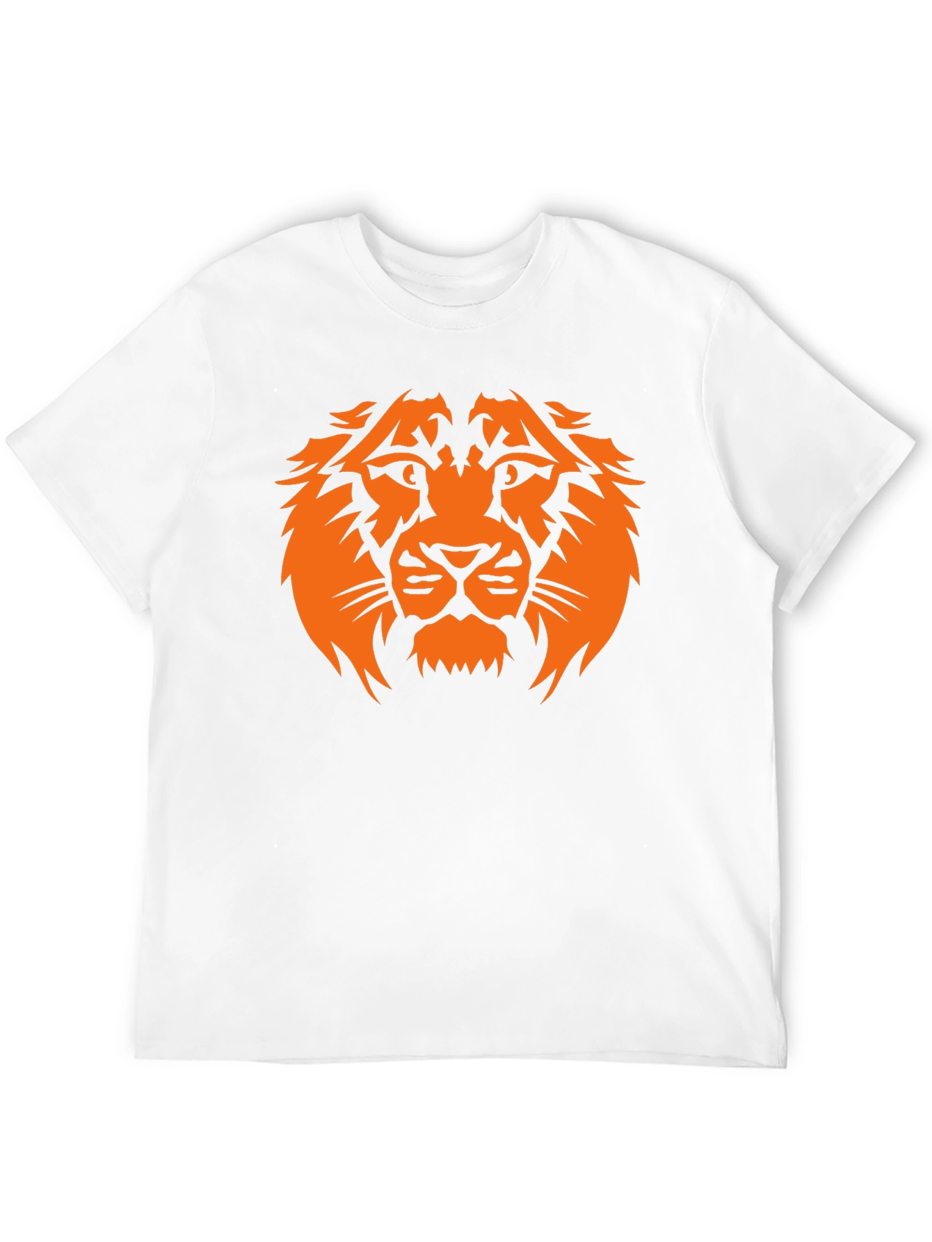 Lion Head Graphic Black T-Shirt