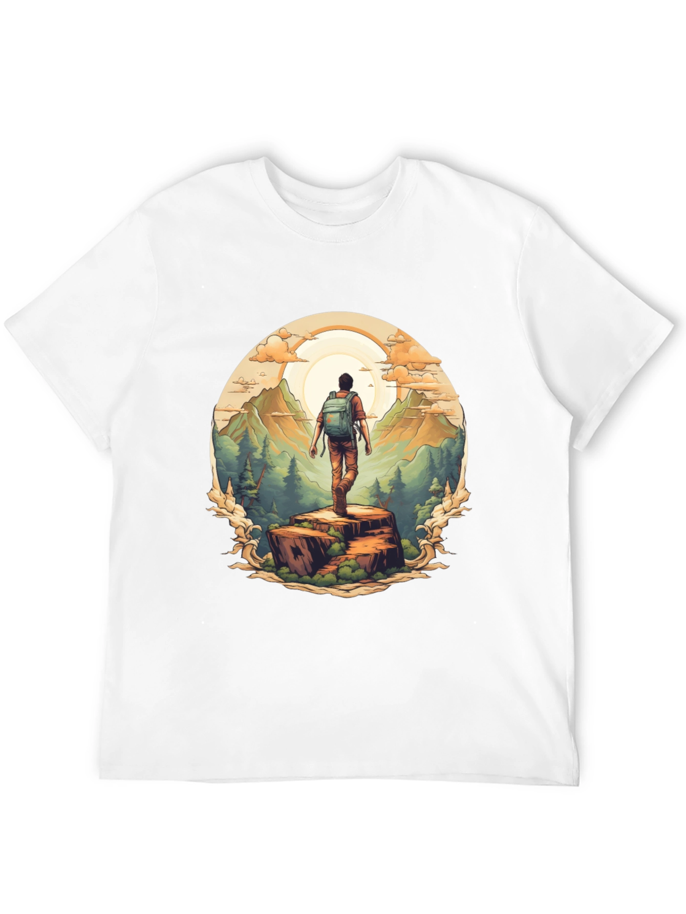 Nature Hiker Graphic Tee - Explore Outdoors!
