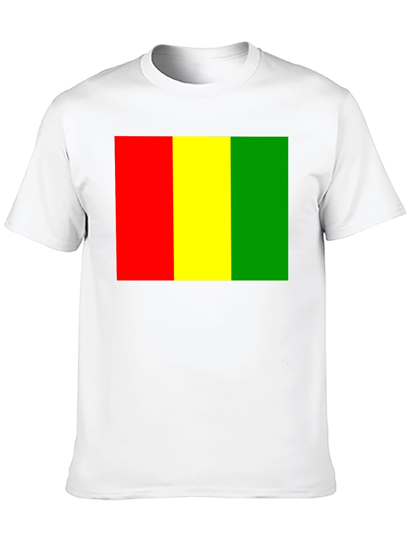Guinea Flag T-Shirt - Red Yellow Green Tee
