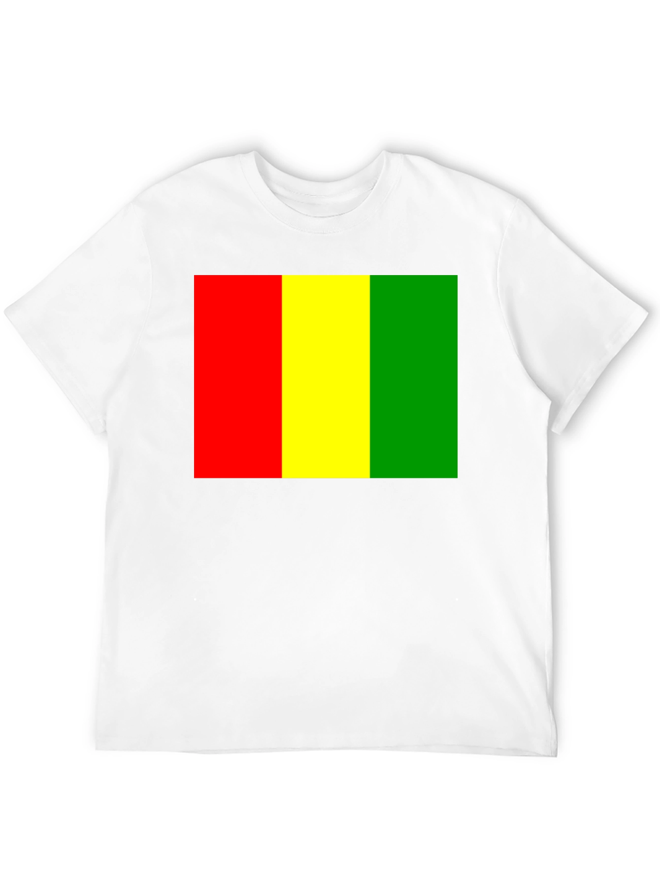 Guinea Flag T-Shirt - Red Yellow Green Tee