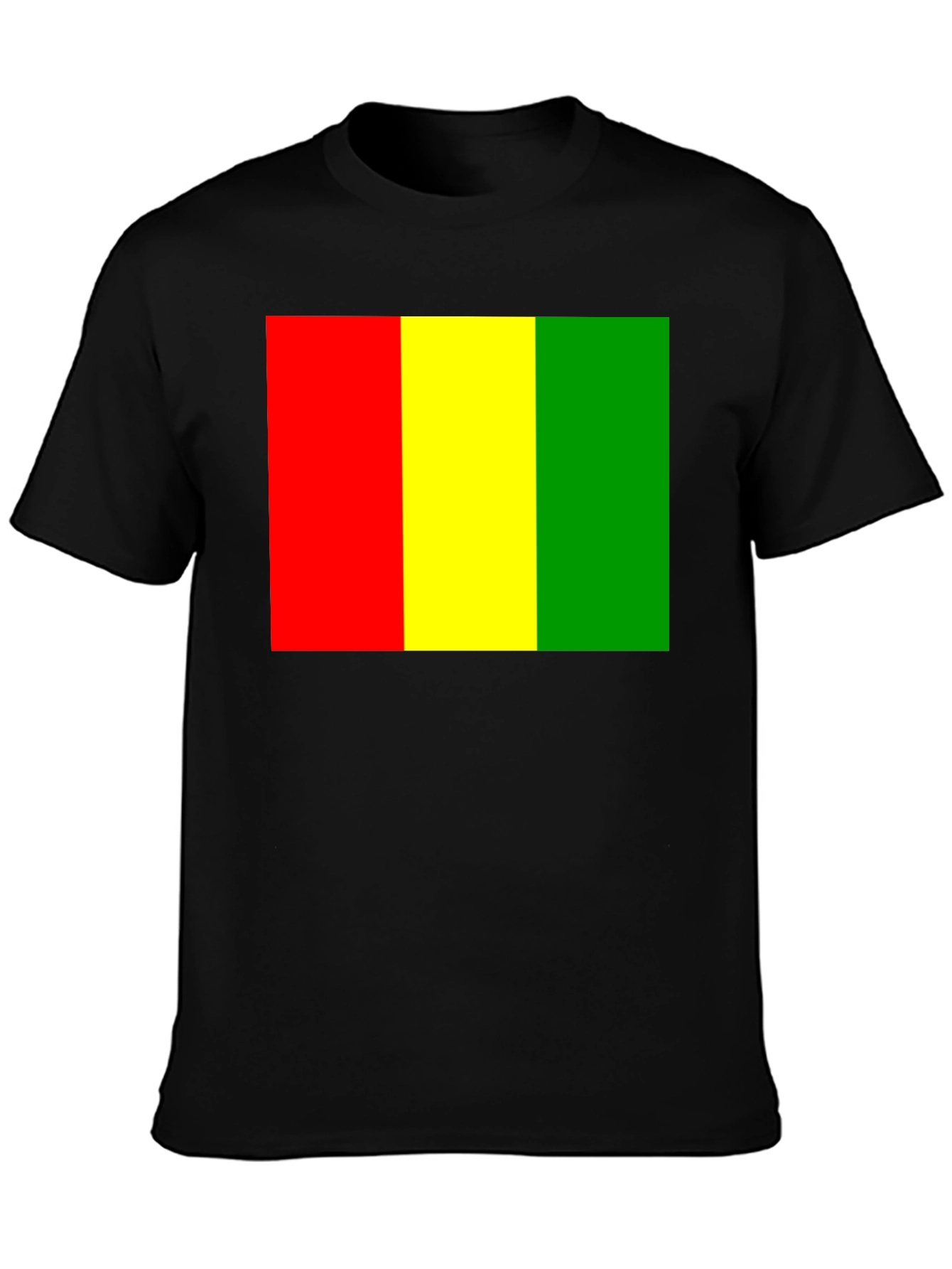Guinea Flag T-Shirt - Red Yellow Green Tee