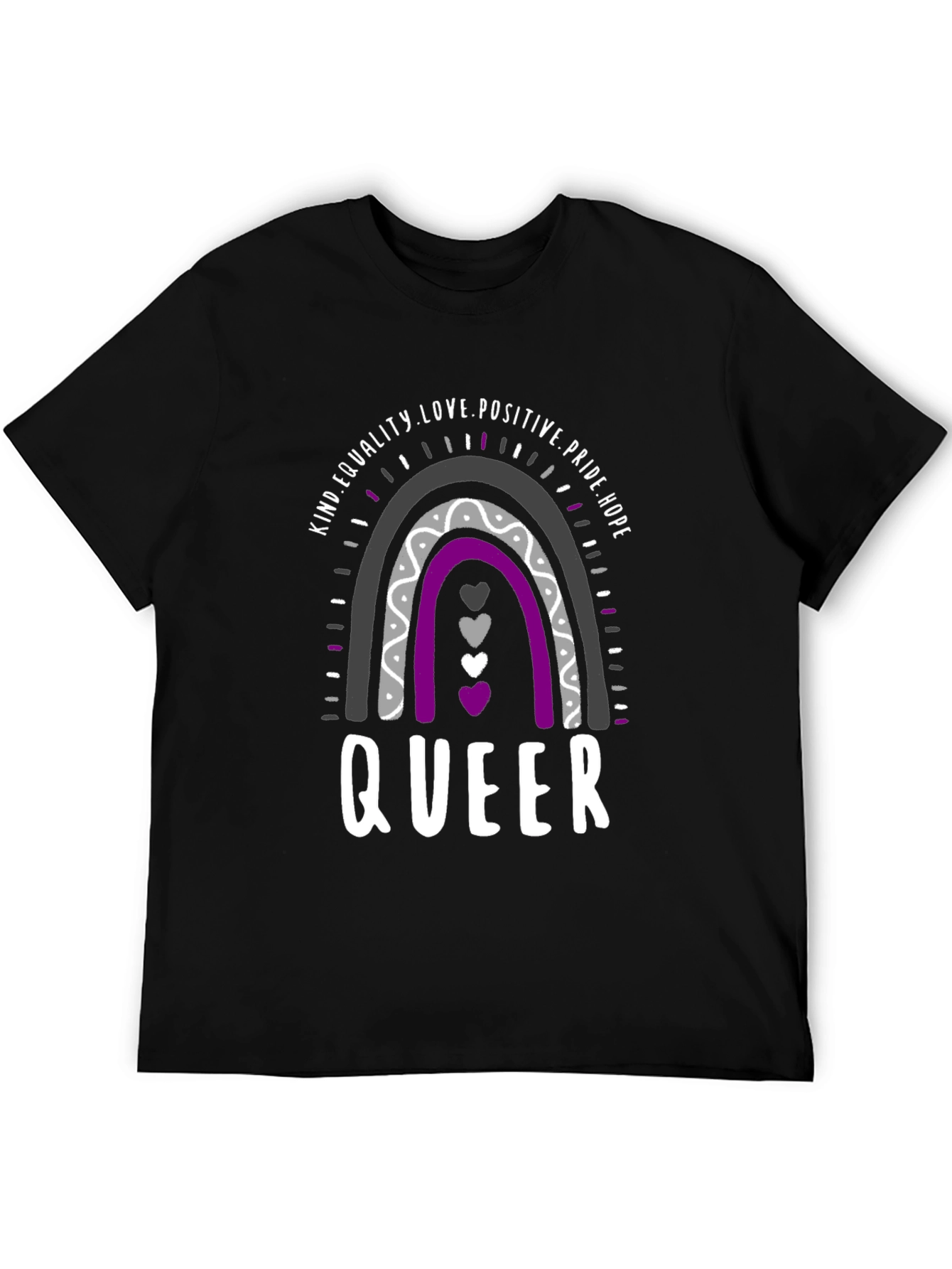 Queer Pride Rainbow Graphic T-Shirt