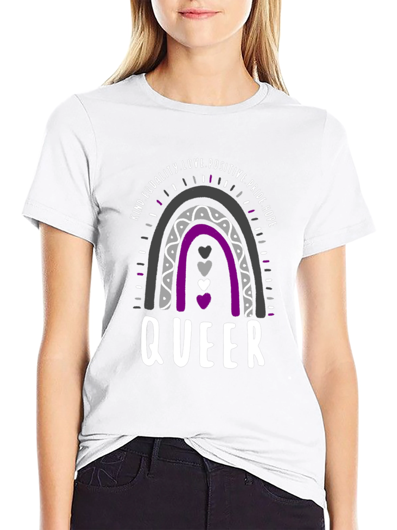 Queer Pride Rainbow Graphic T-Shirt
