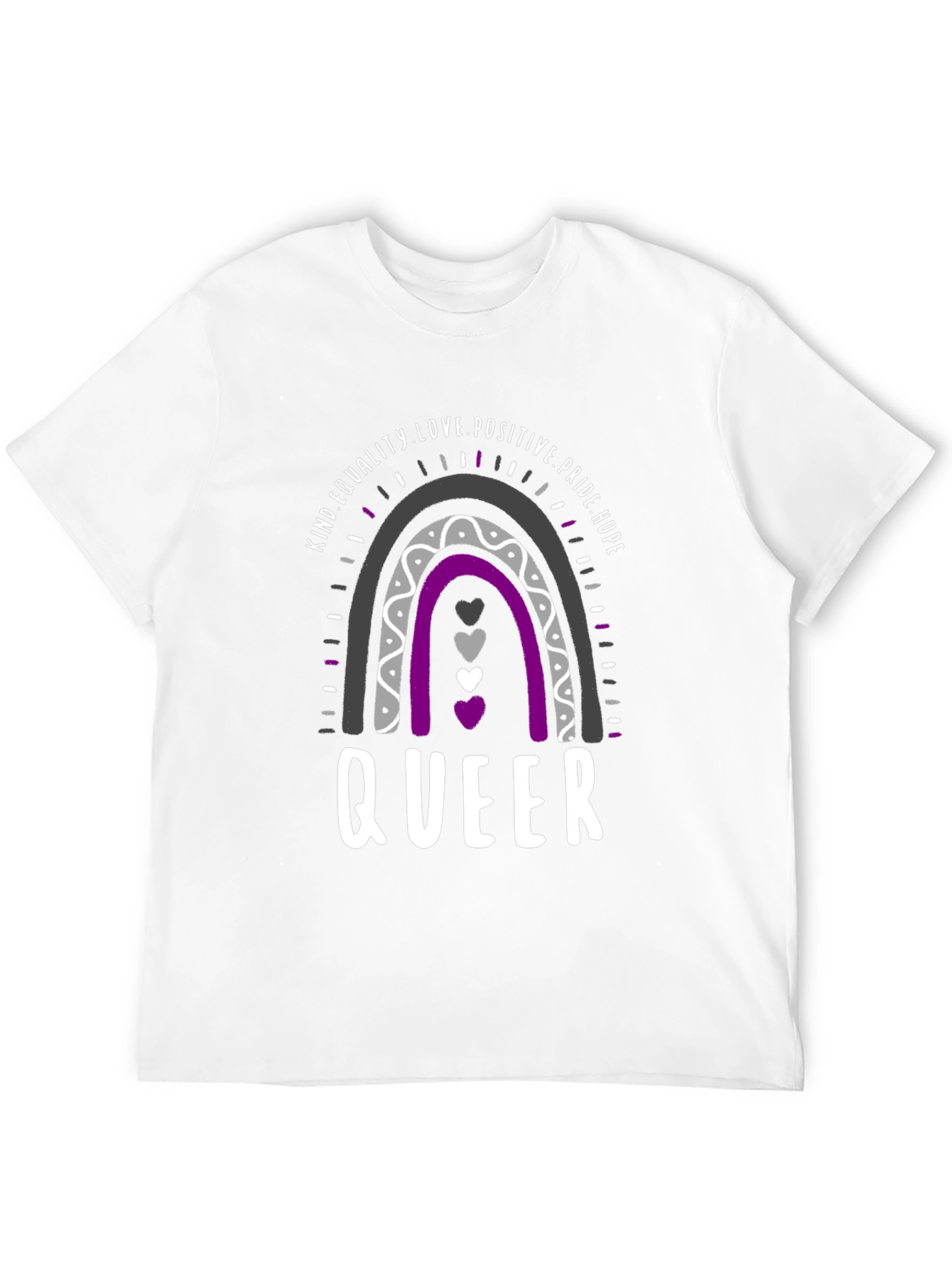 Queer Pride Rainbow Graphic T-Shirt