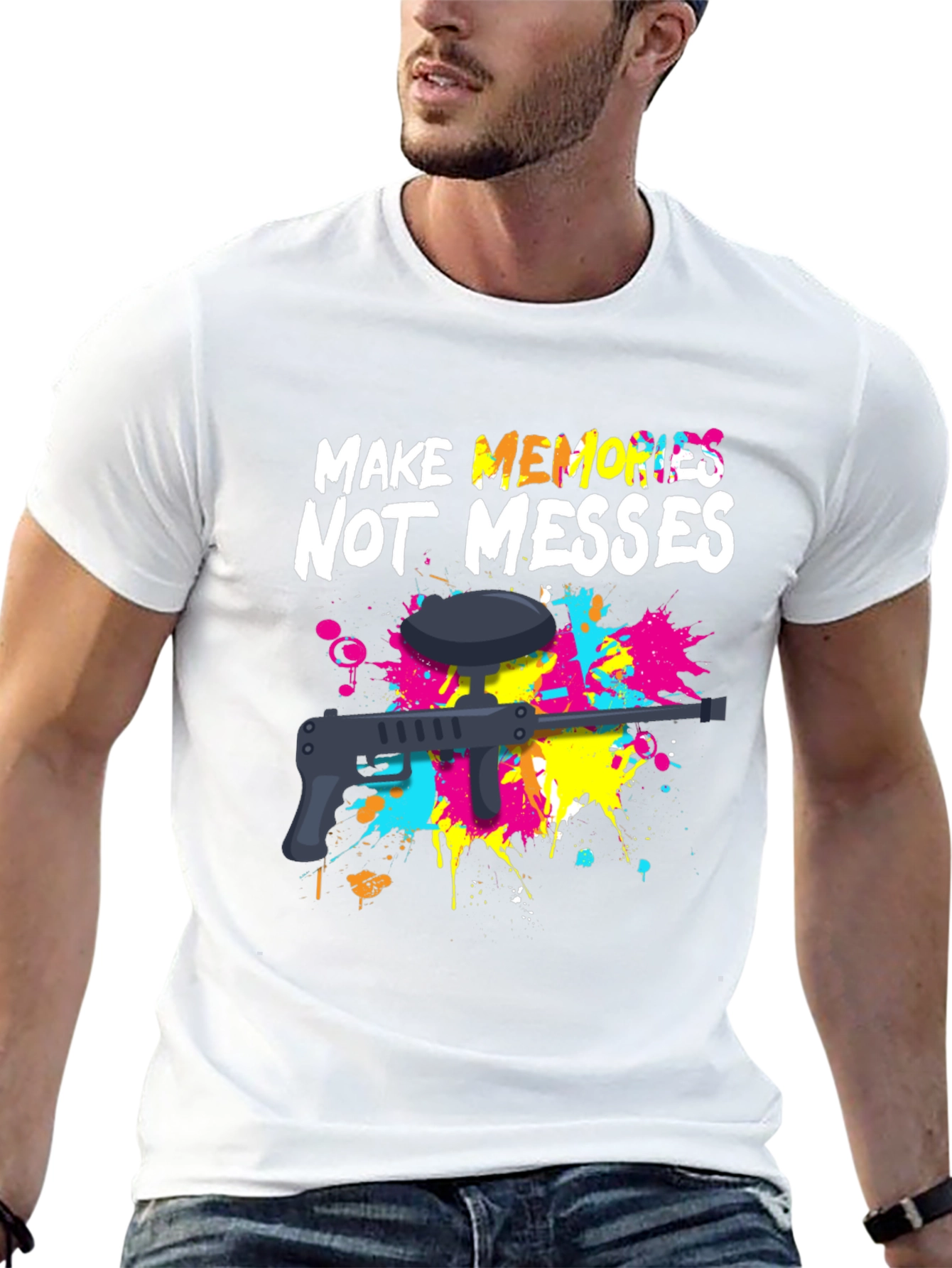 Make Memories Not Messes Paintball T-Shirt