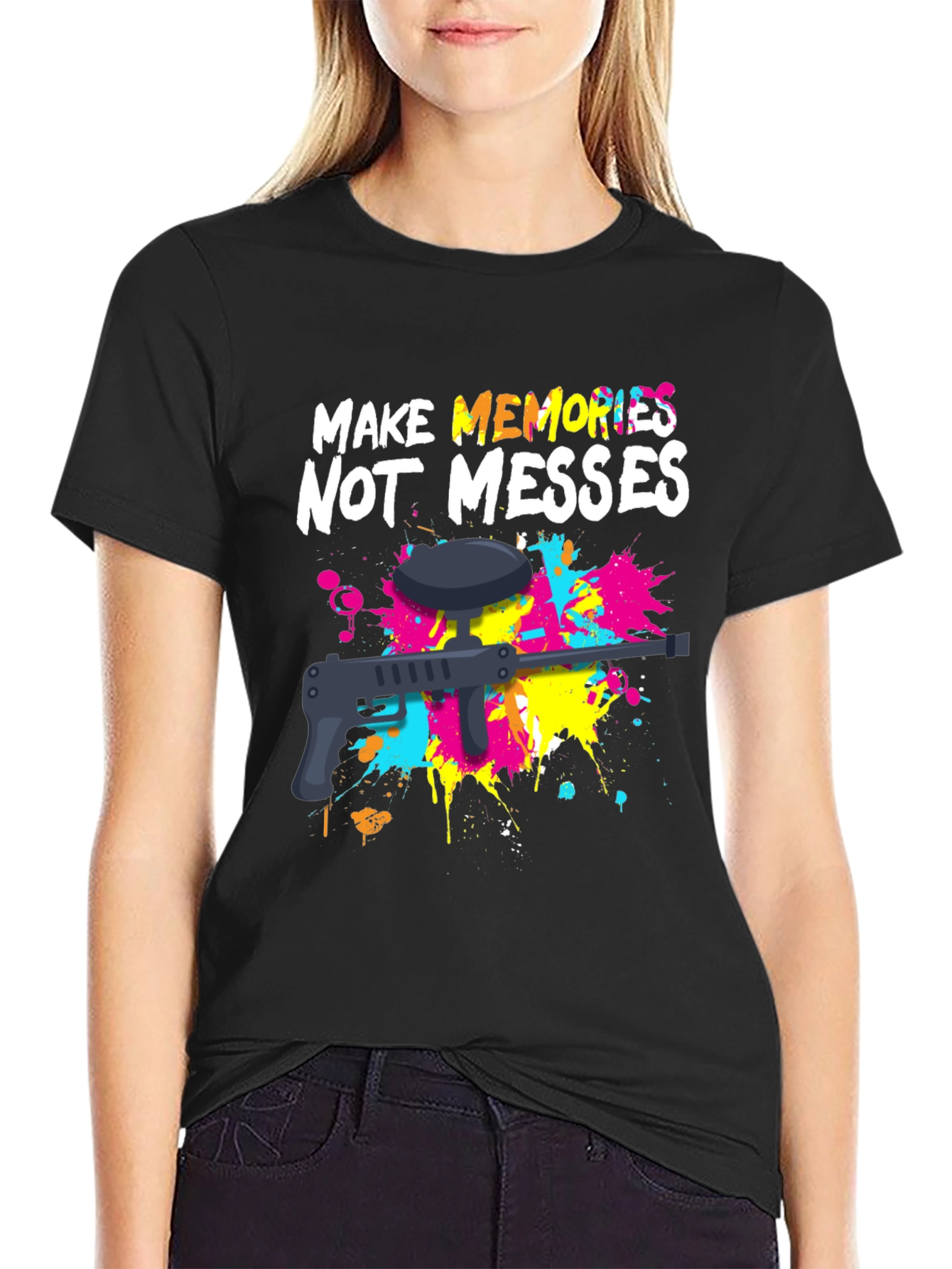Make Memories Not Messes Paintball T-Shirt