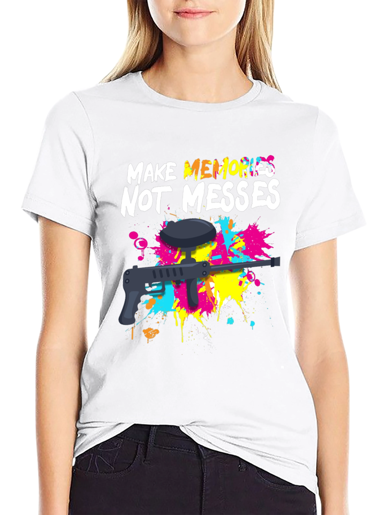 Make Memories Not Messes Paintball T-Shirt