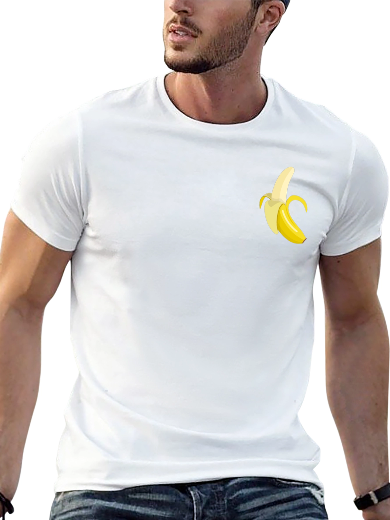 Banana Graphic Black T-Shirt