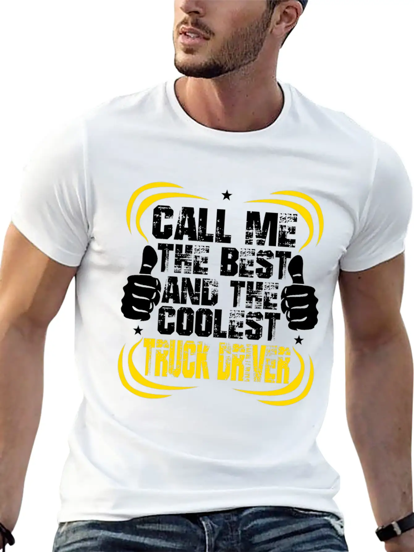Trucker Truck Driver Trucks Monster Trucks Gift Unisex Casual T-Shirt – Clean Design For Daily Comfort