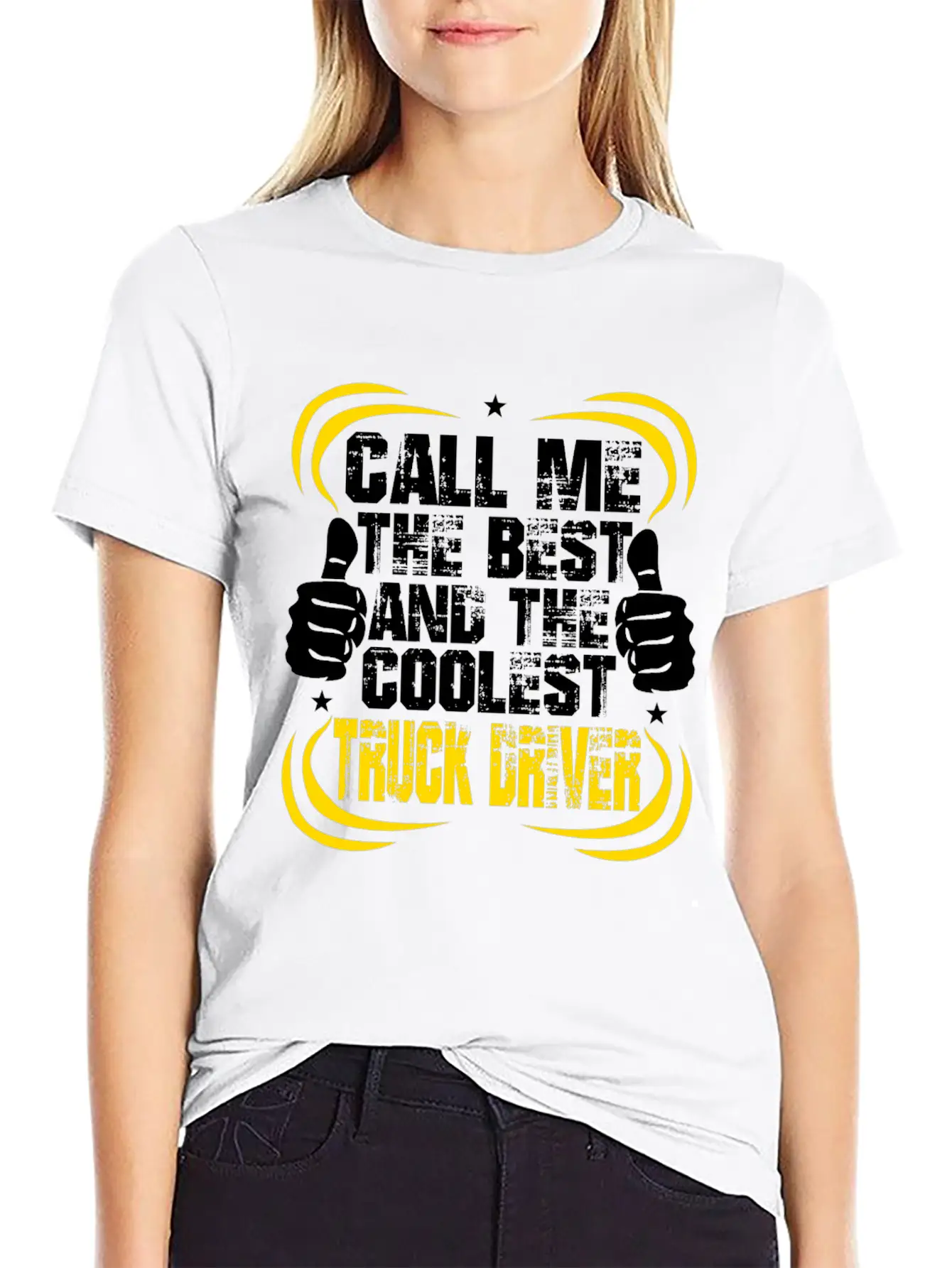 Trucker Truck Driver Trucks Monster Trucks Gift Unisex Casual T-Shirt – Clean Design For Daily Comfort