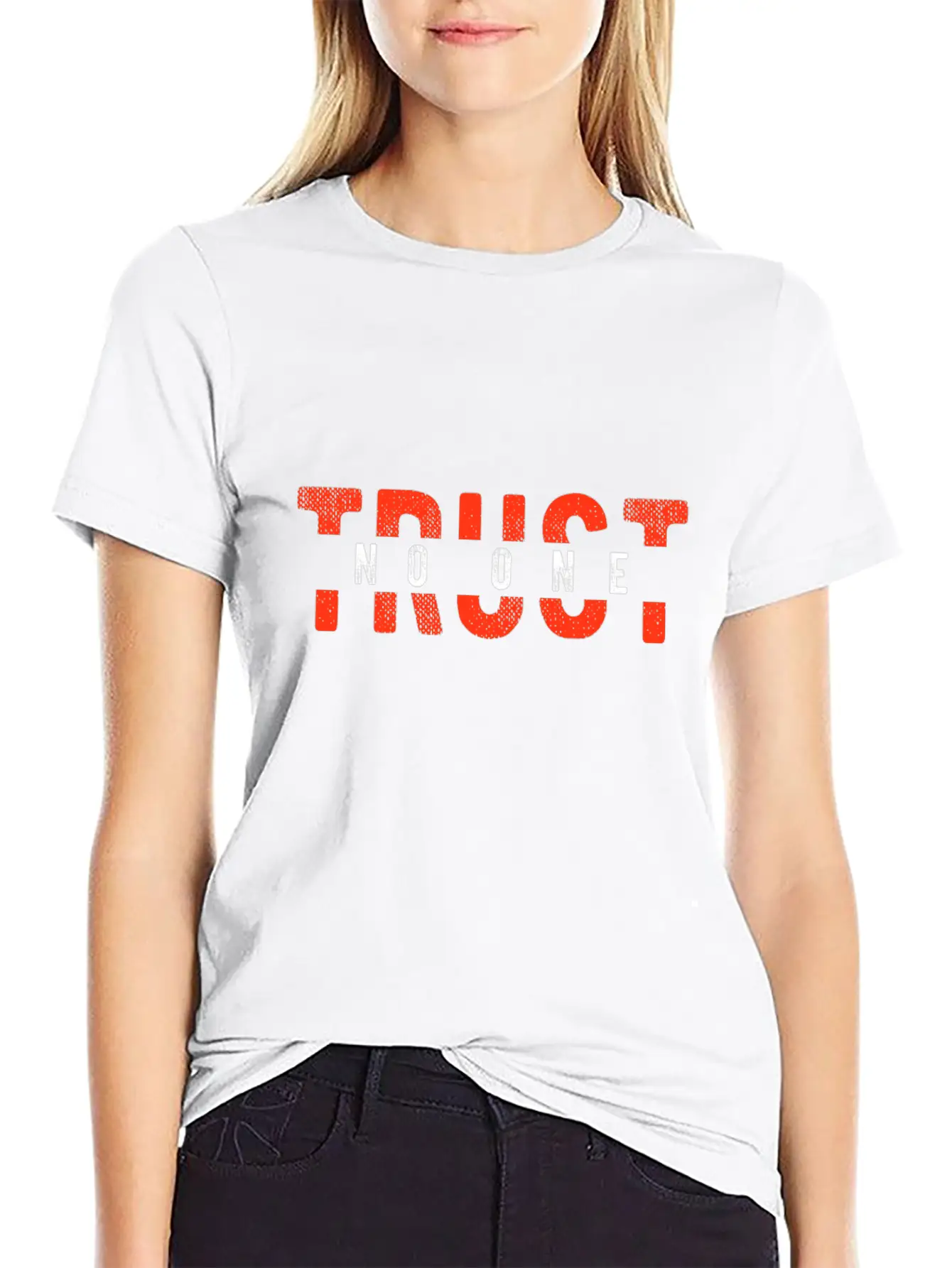 Trust No One Unisex Casual T-Shirt – Clean Design For Daily Comfort