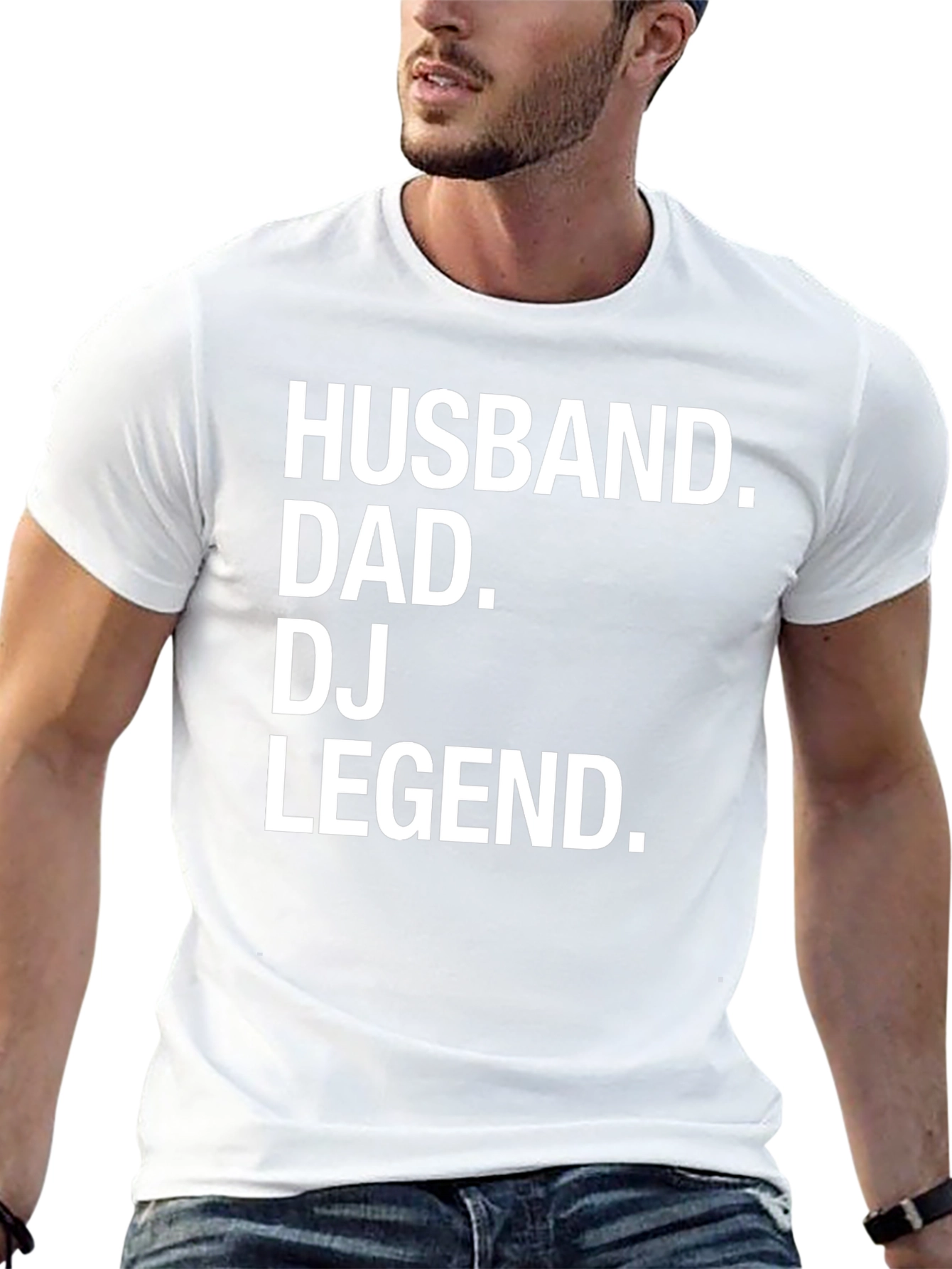 Husband Dad DJ Legend Graphic Tee