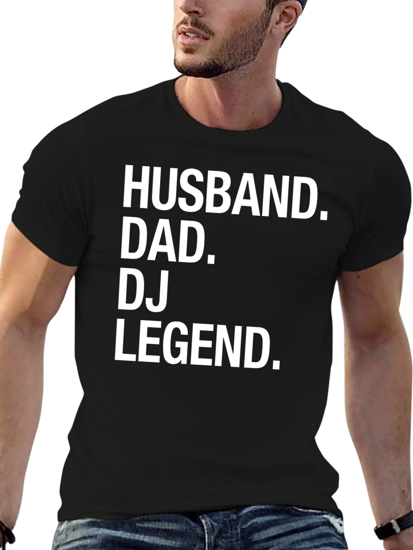 Husband Dad DJ Legend Graphic Tee