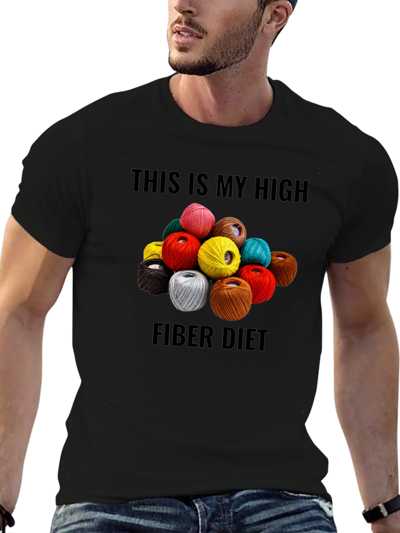 High Fiber Diet T-Shirt - Yarn Lover Tee