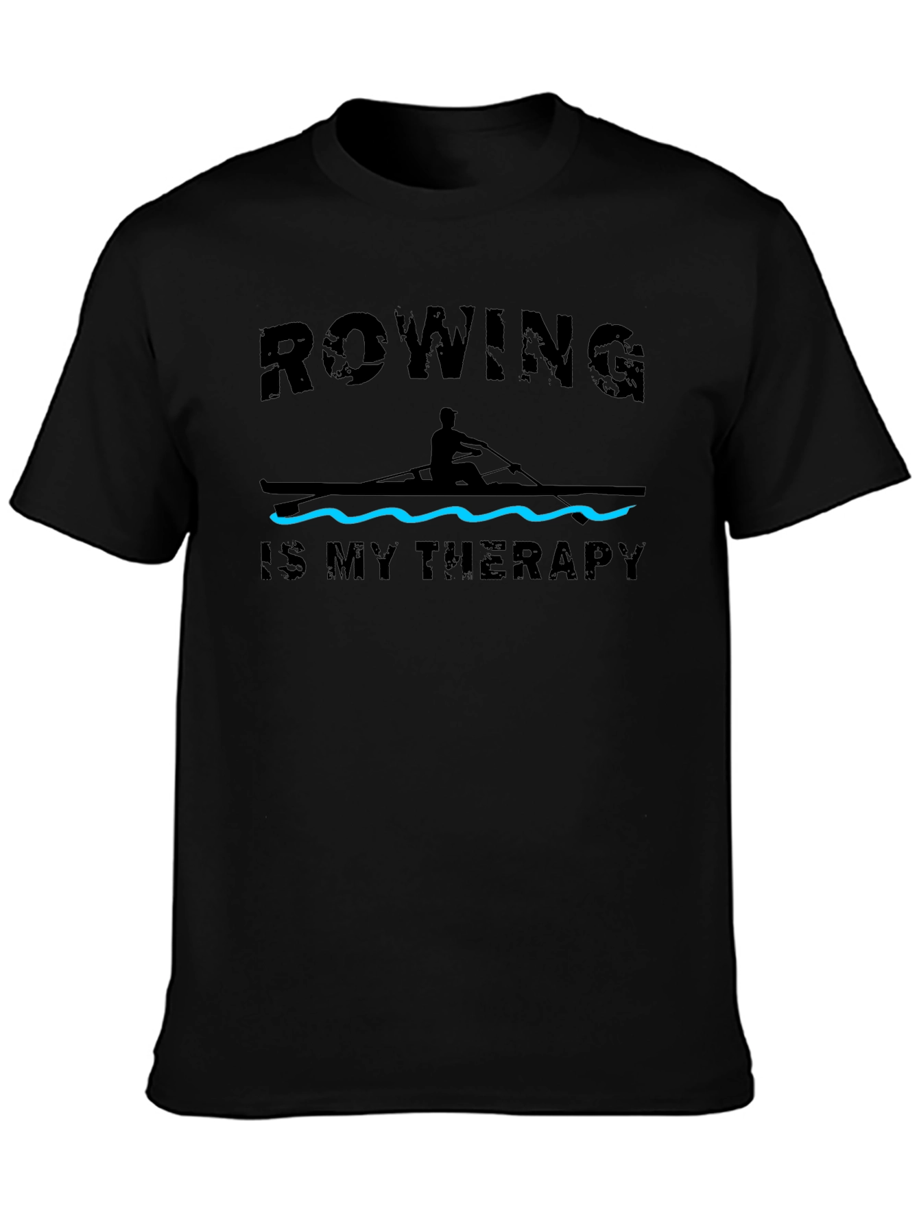 Rowing is My Therapy Graphic T-Shirt