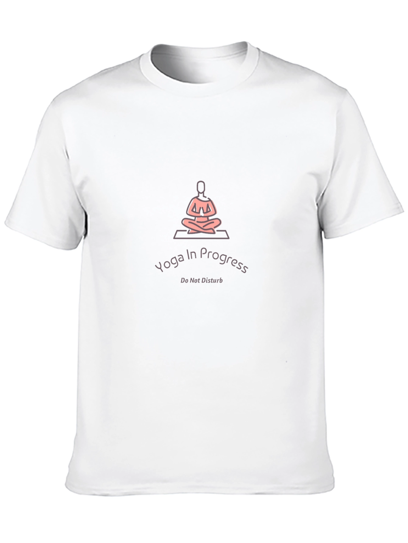 Yoga In Progress Black T-Shirt