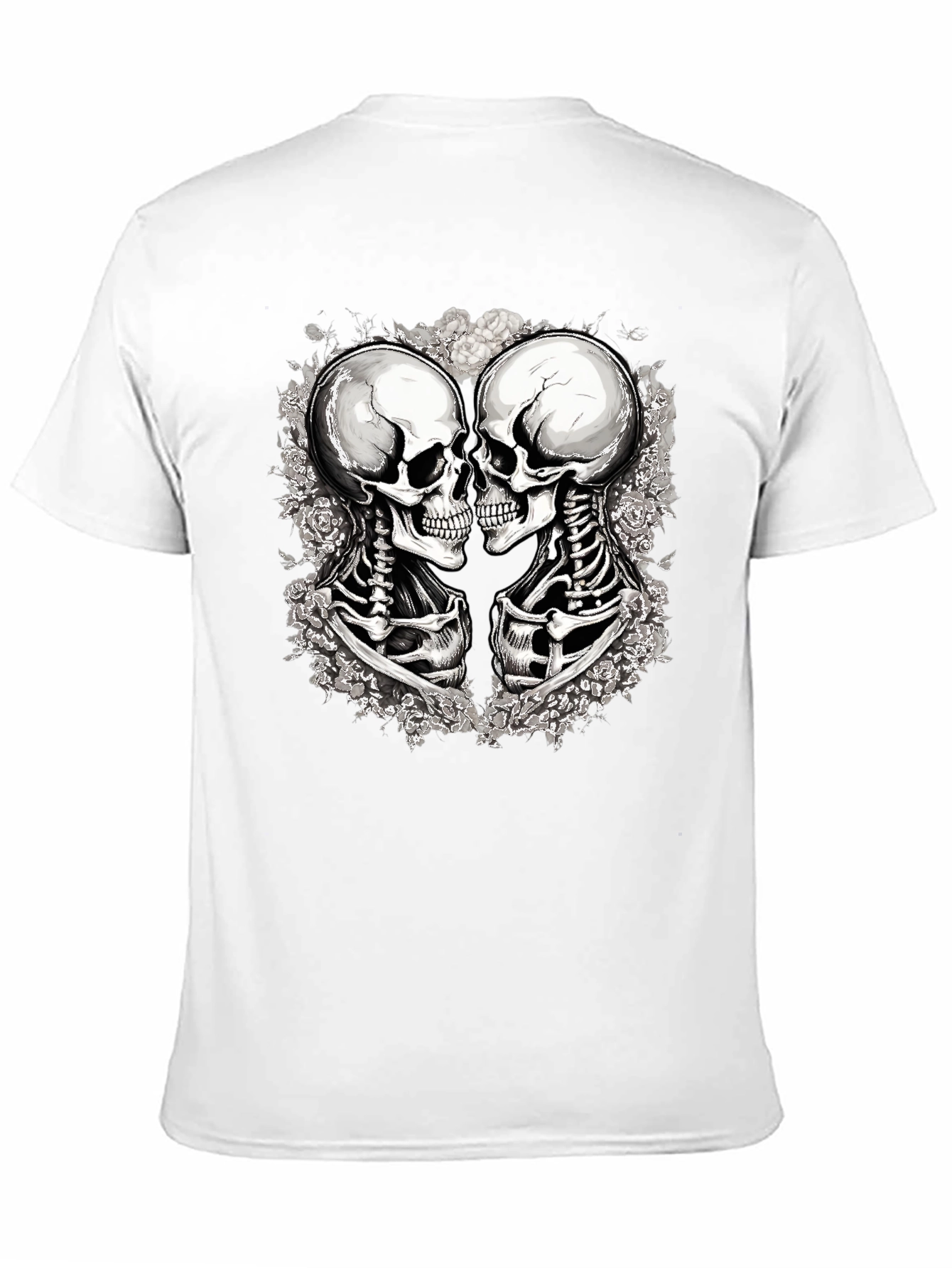 Skull Couple T-Shirt - Gothic Romance