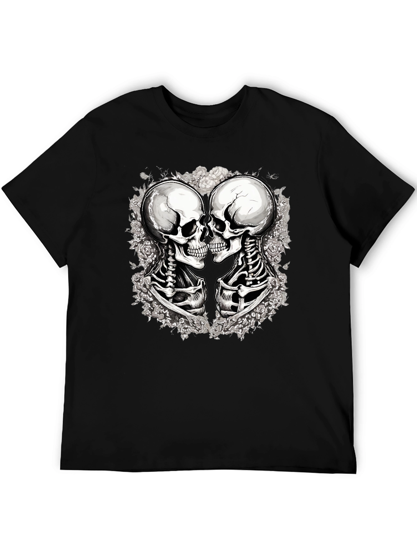 Skull Couple T-Shirt - Gothic Romance