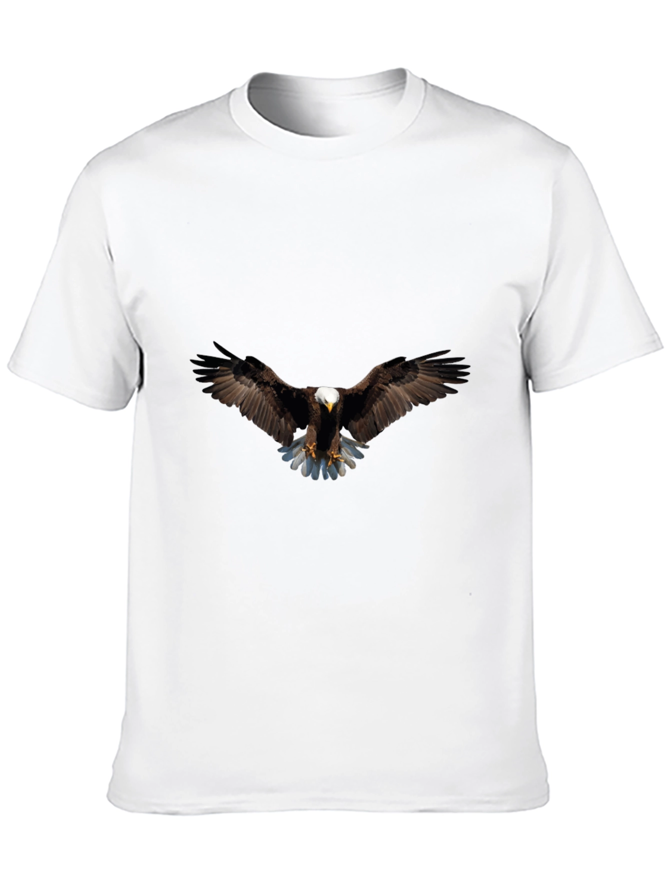 Bald Eagle Graphic Print T-Shirt - Soft Cotton Blend