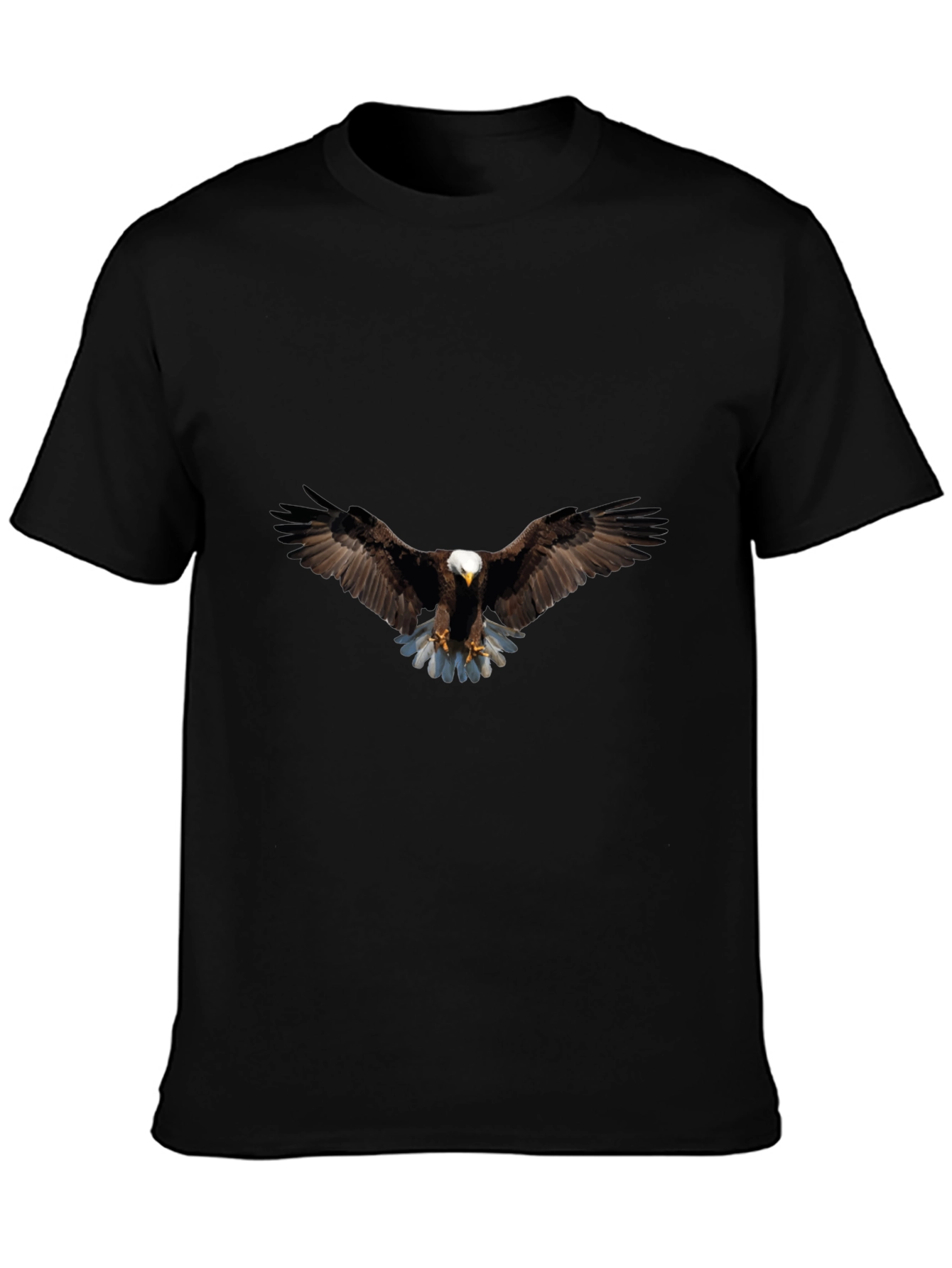 Bald Eagle Graphic Print T-Shirt - Soft Cotton Blend