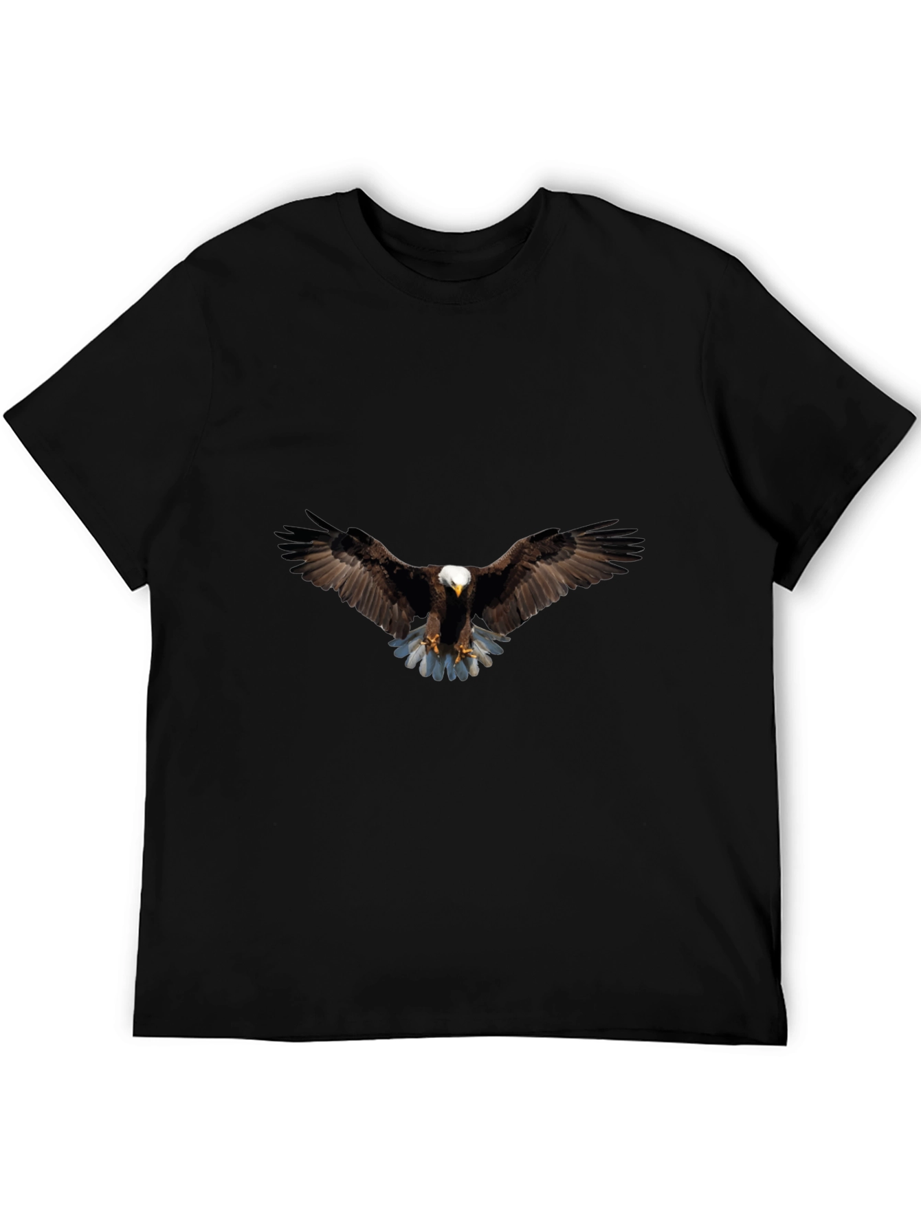 Bald Eagle Graphic Print T-Shirt - Soft Cotton Blend