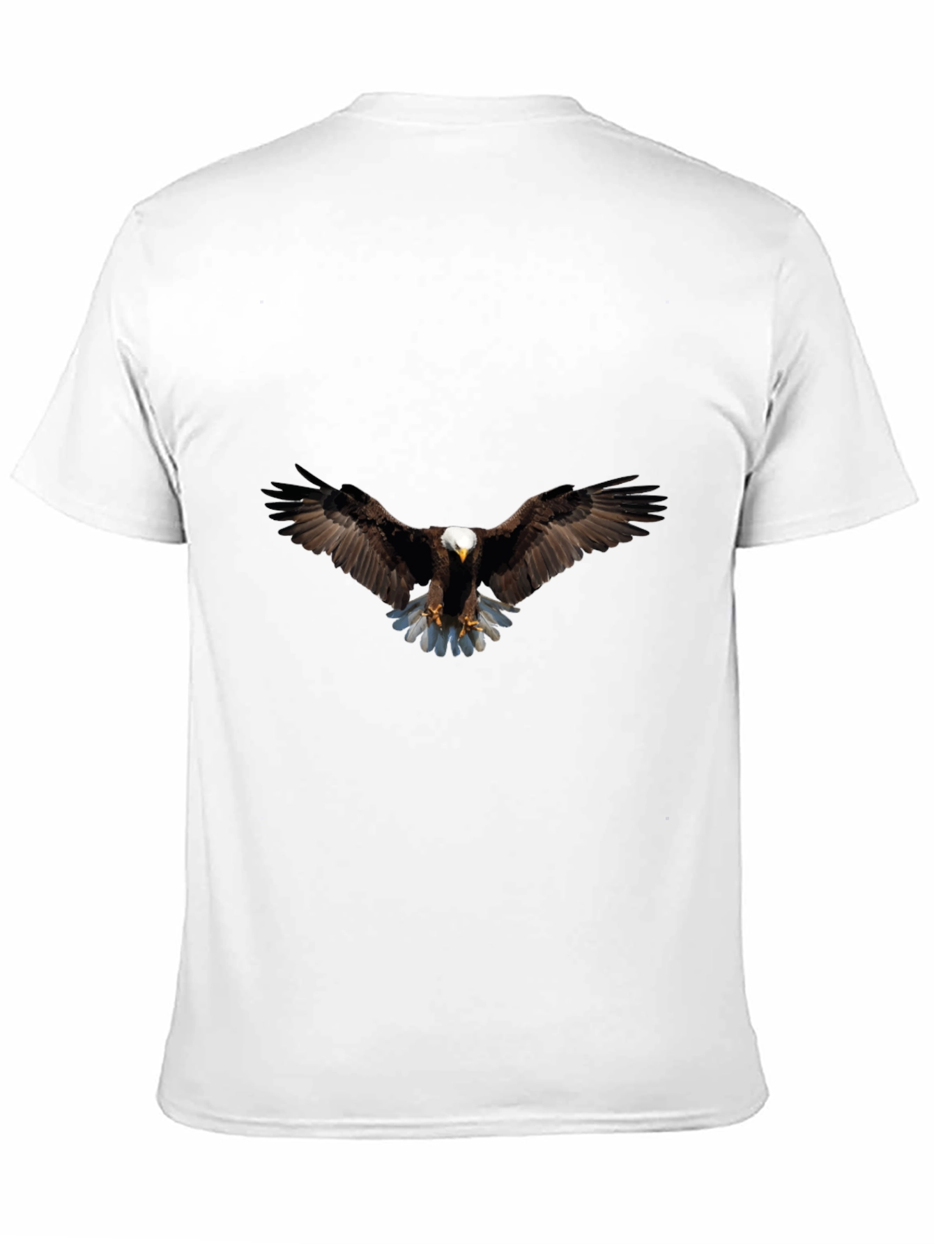 Bald Eagle Graphic Print T-Shirt - Soft Cotton Blend