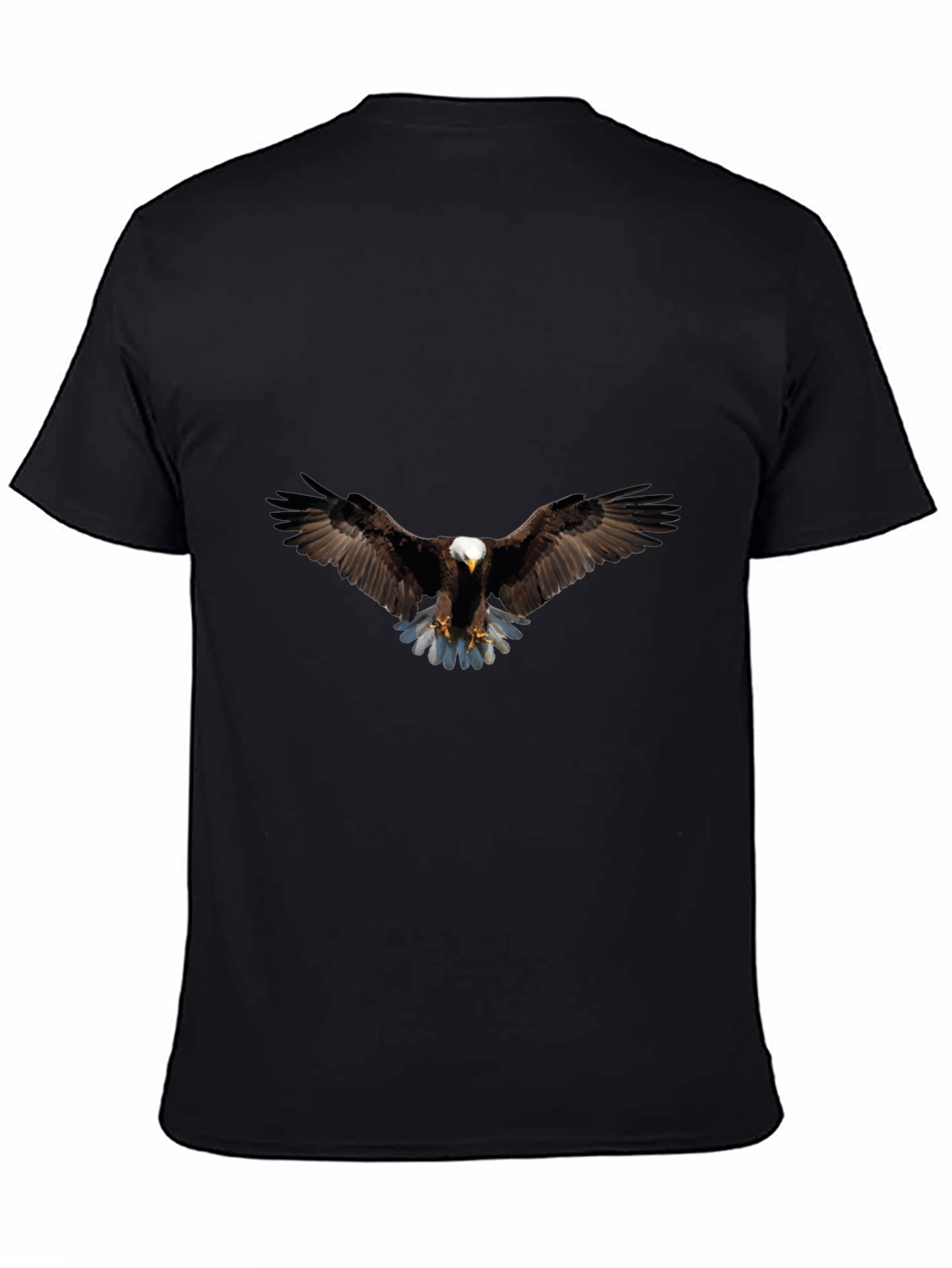 Bald Eagle Graphic Print T-Shirt - Soft Cotton Blend