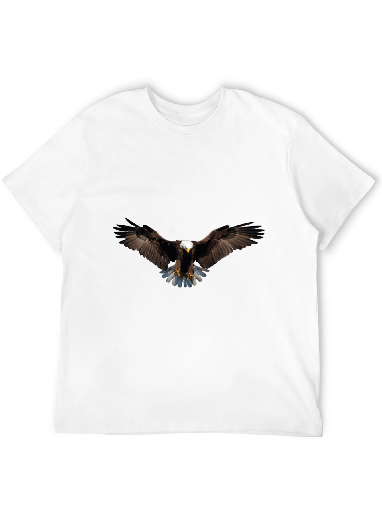 Bald Eagle Graphic Print T-Shirt - Soft Cotton Blend