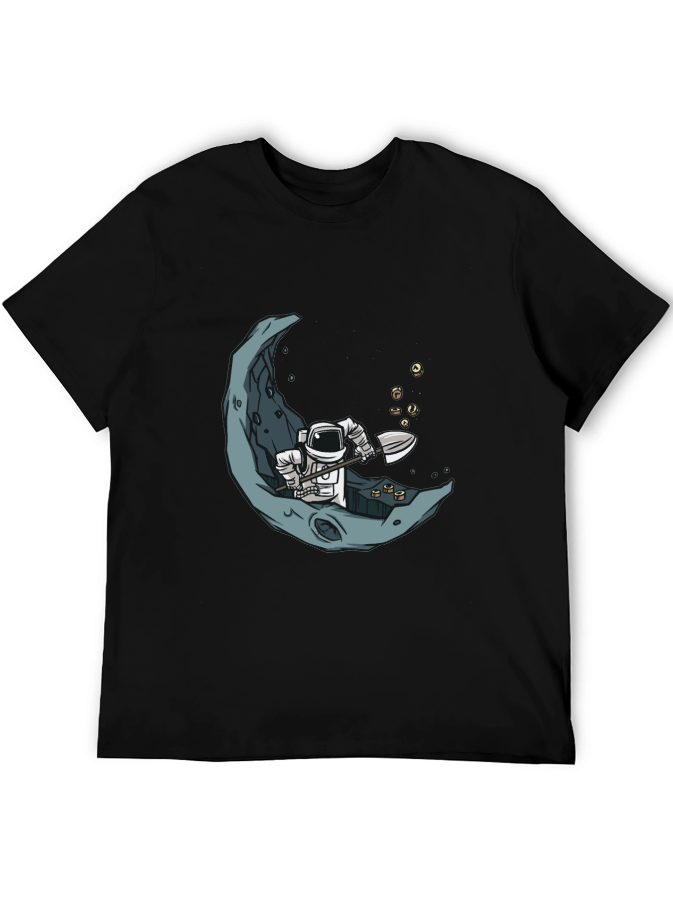 Astronaut Moon Miner Graphic Tee
