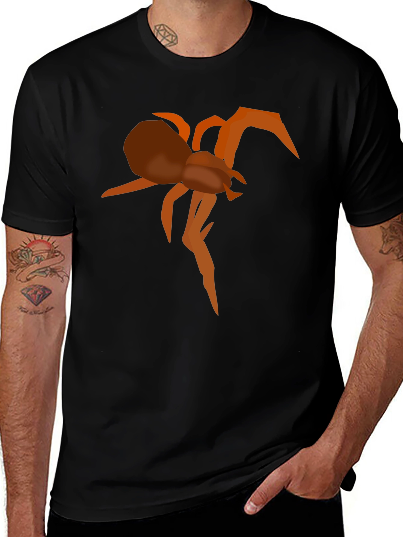 Spider Graphic Tee - Bold Casual Wear