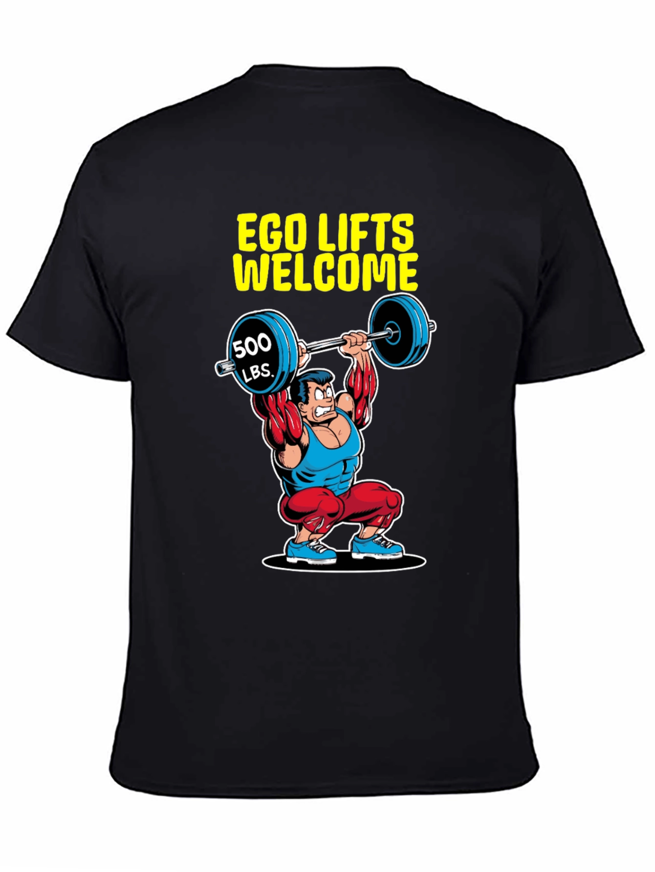 Ego Lifts Welcome Mens Graphic T-Shirt