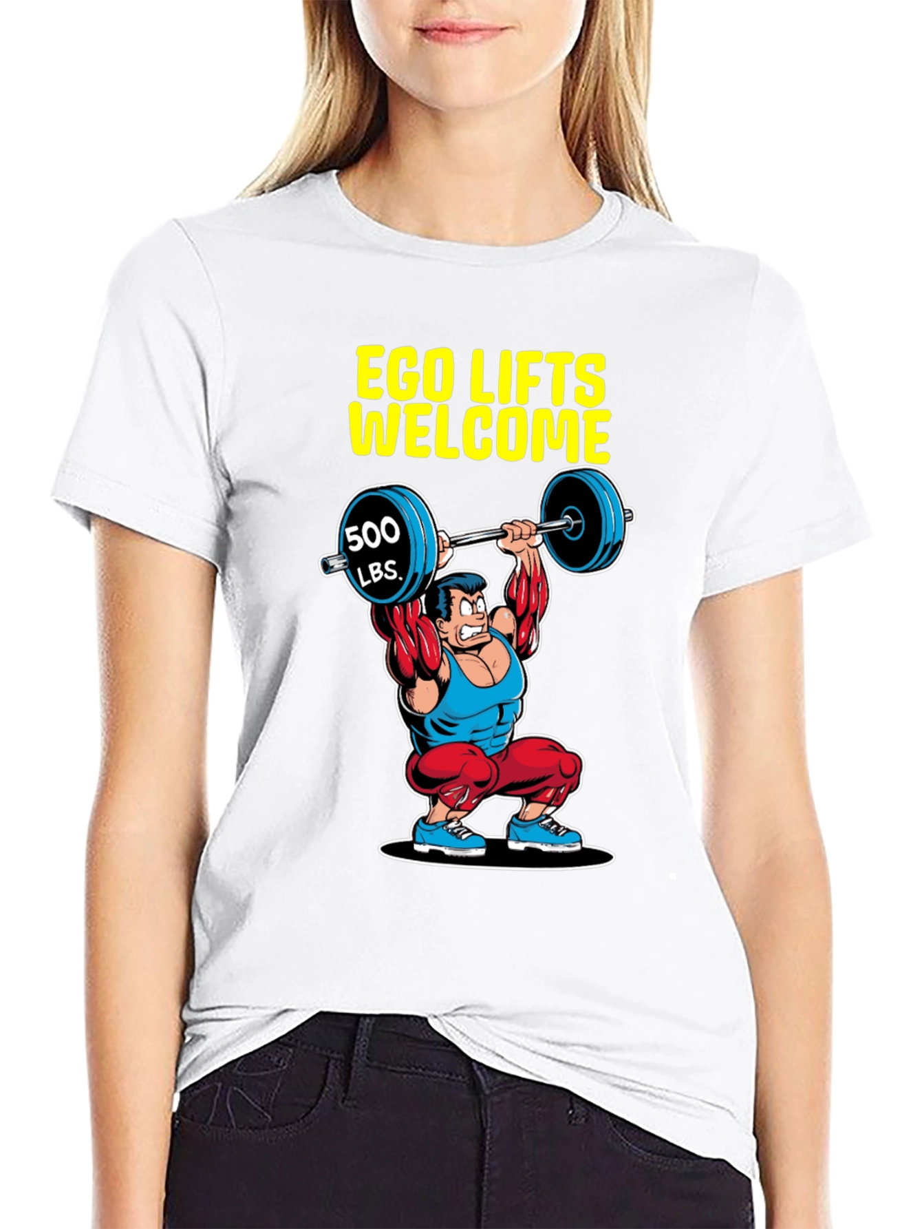 Ego Lifts Welcome Mens Graphic T-Shirt