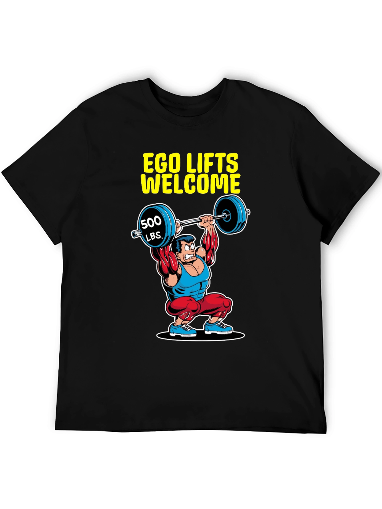 Ego Lifts Welcome Mens Graphic T-Shirt