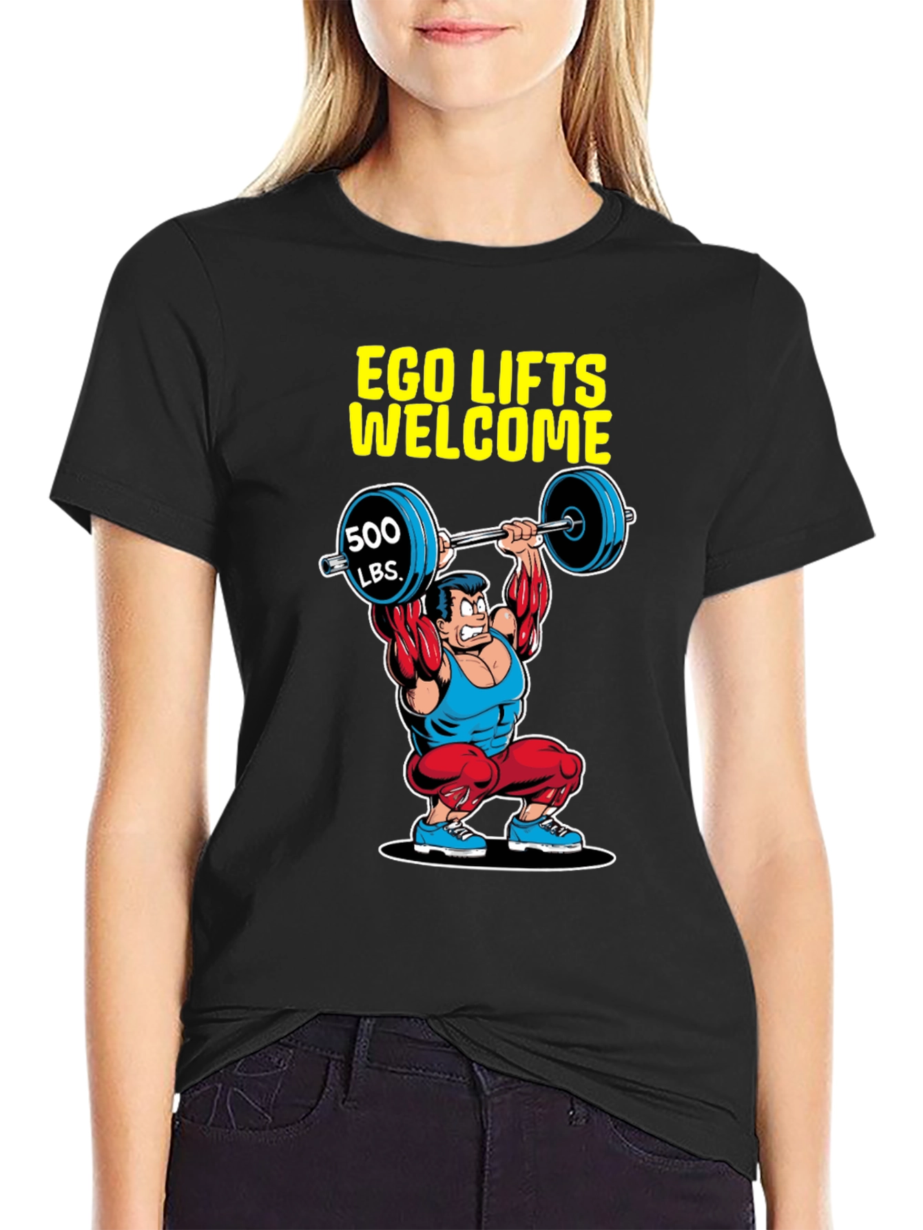 Ego Lifts Welcome Mens Graphic T-Shirt