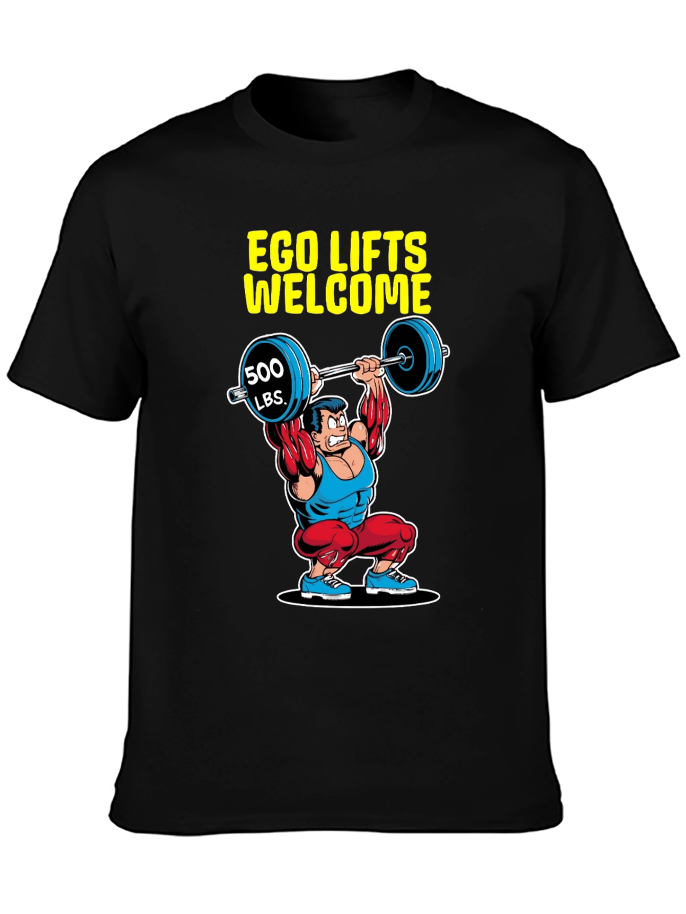 Ego Lifts Welcome Mens Graphic T-Shirt