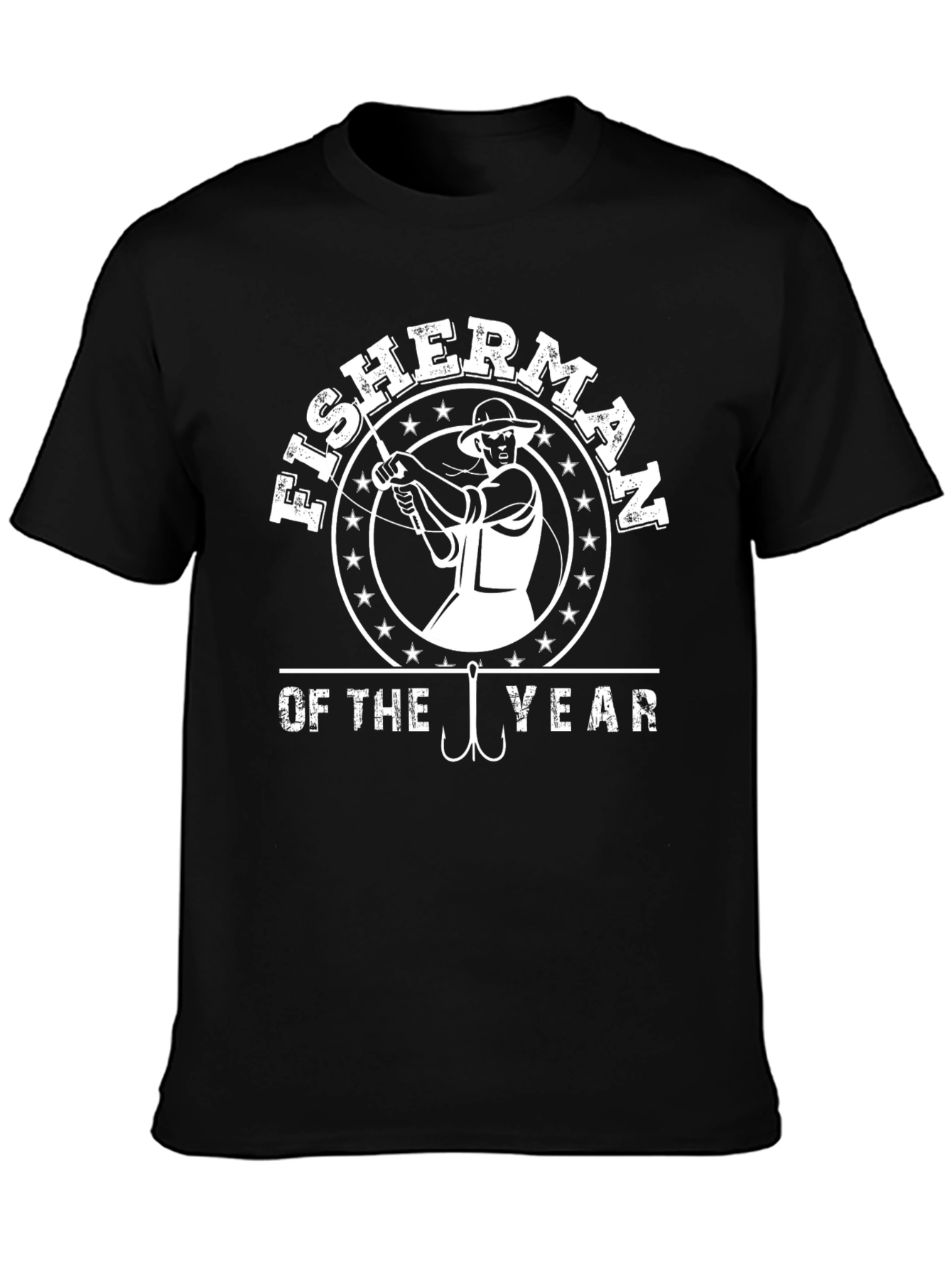Fisherman of the Year Black T-Shirt