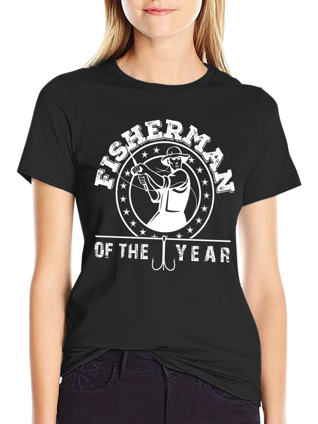 Fisherman of the Year Black T-Shirt