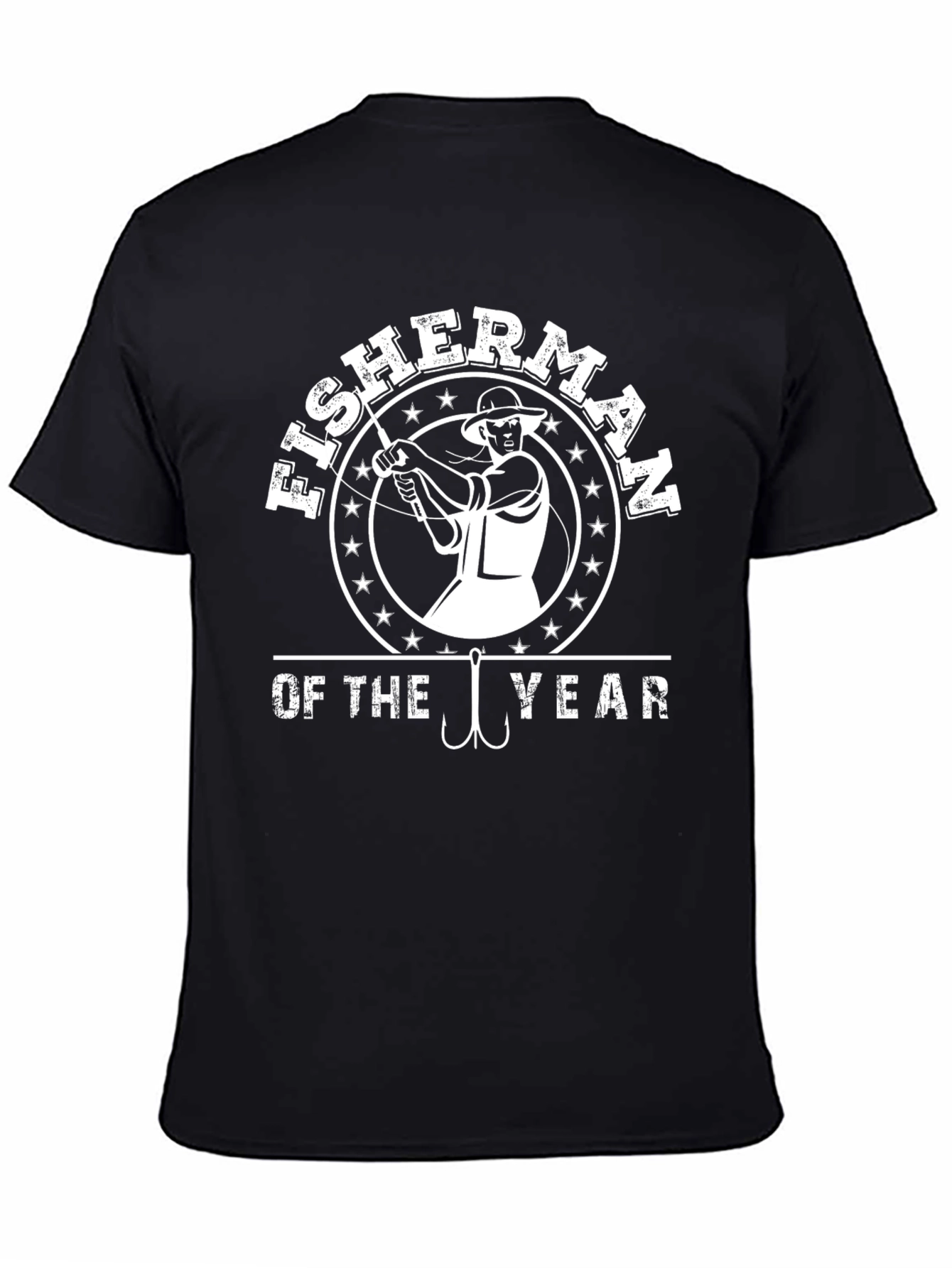 Fisherman of the Year Black T-Shirt