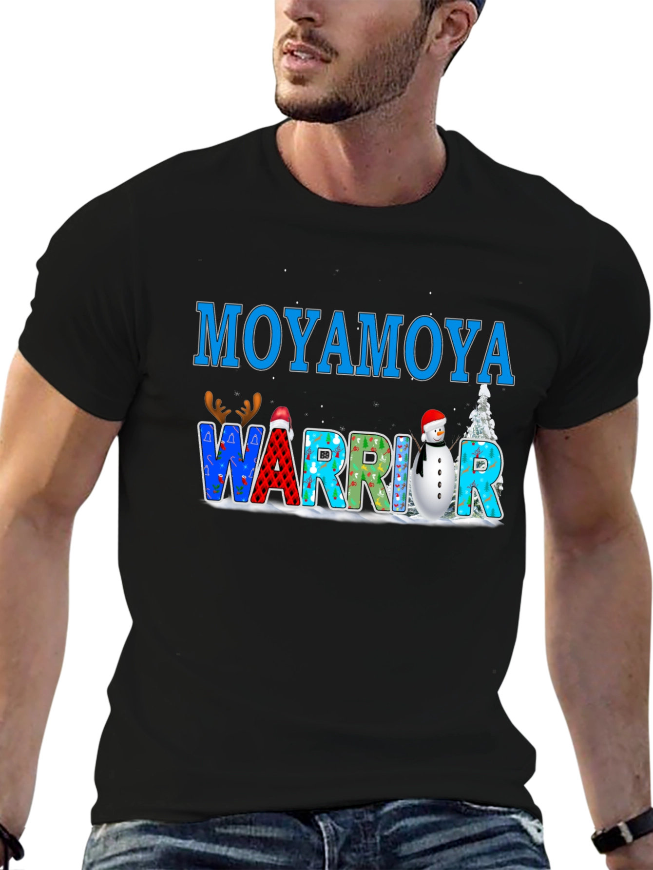 Moyamoya Warrior Christmas T-Shirt