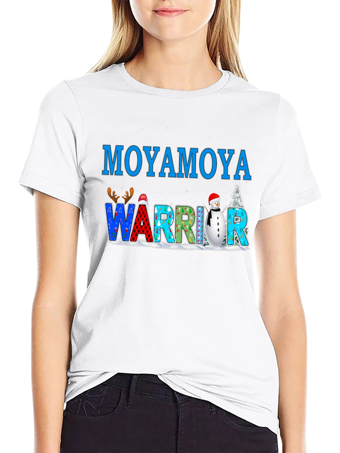 Moyamoya Warrior Christmas T-Shirt