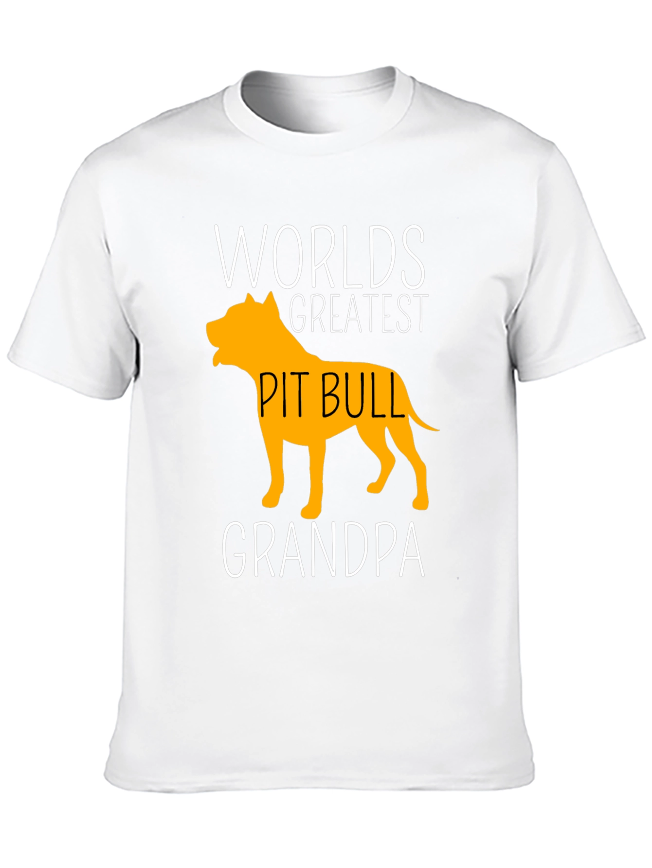Worlds Greatest Pit Bull Grandpa T-Shirt